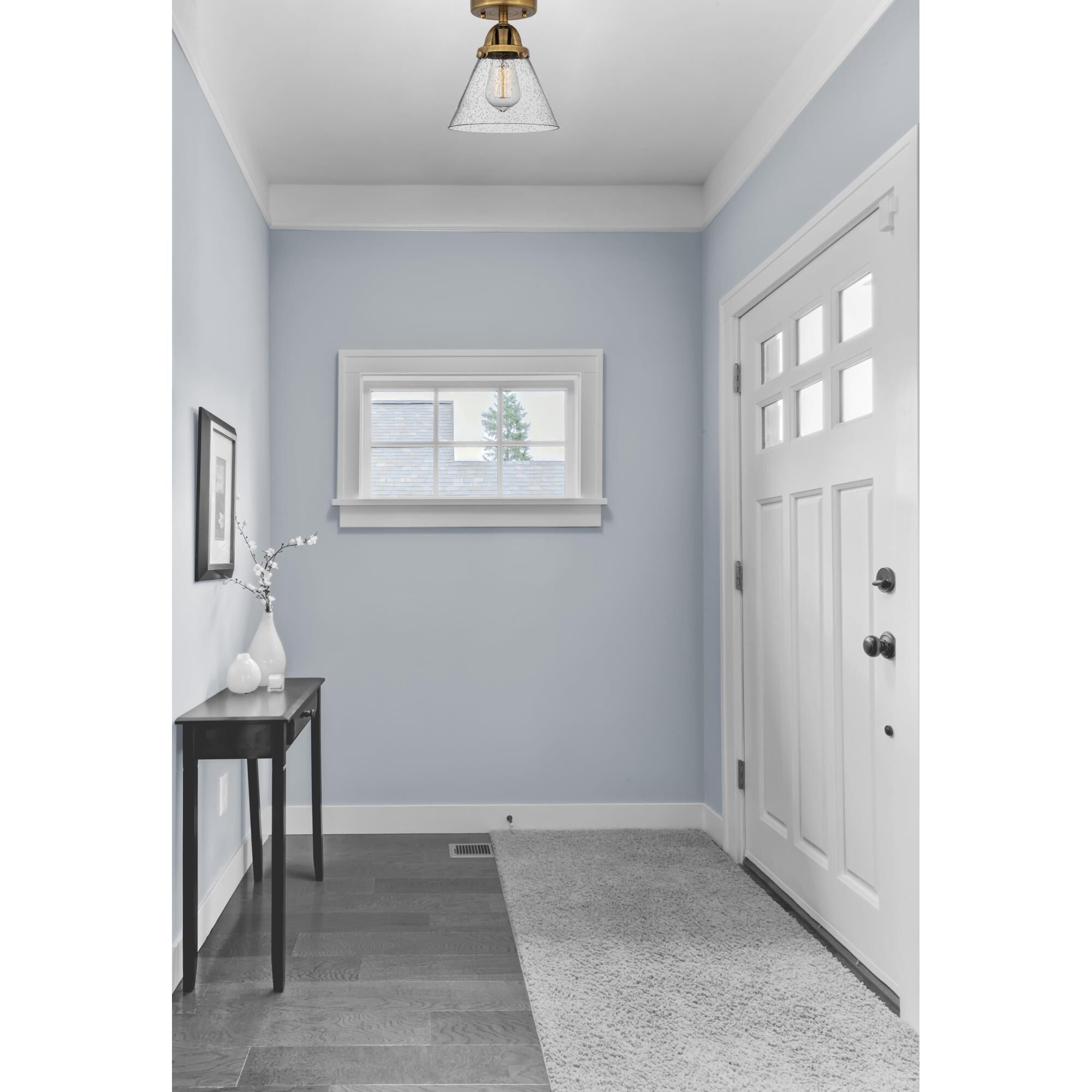 Bruno Marashlian Cone 7 Inch 1 Light Semi Flush Mount by Innovations Lighting