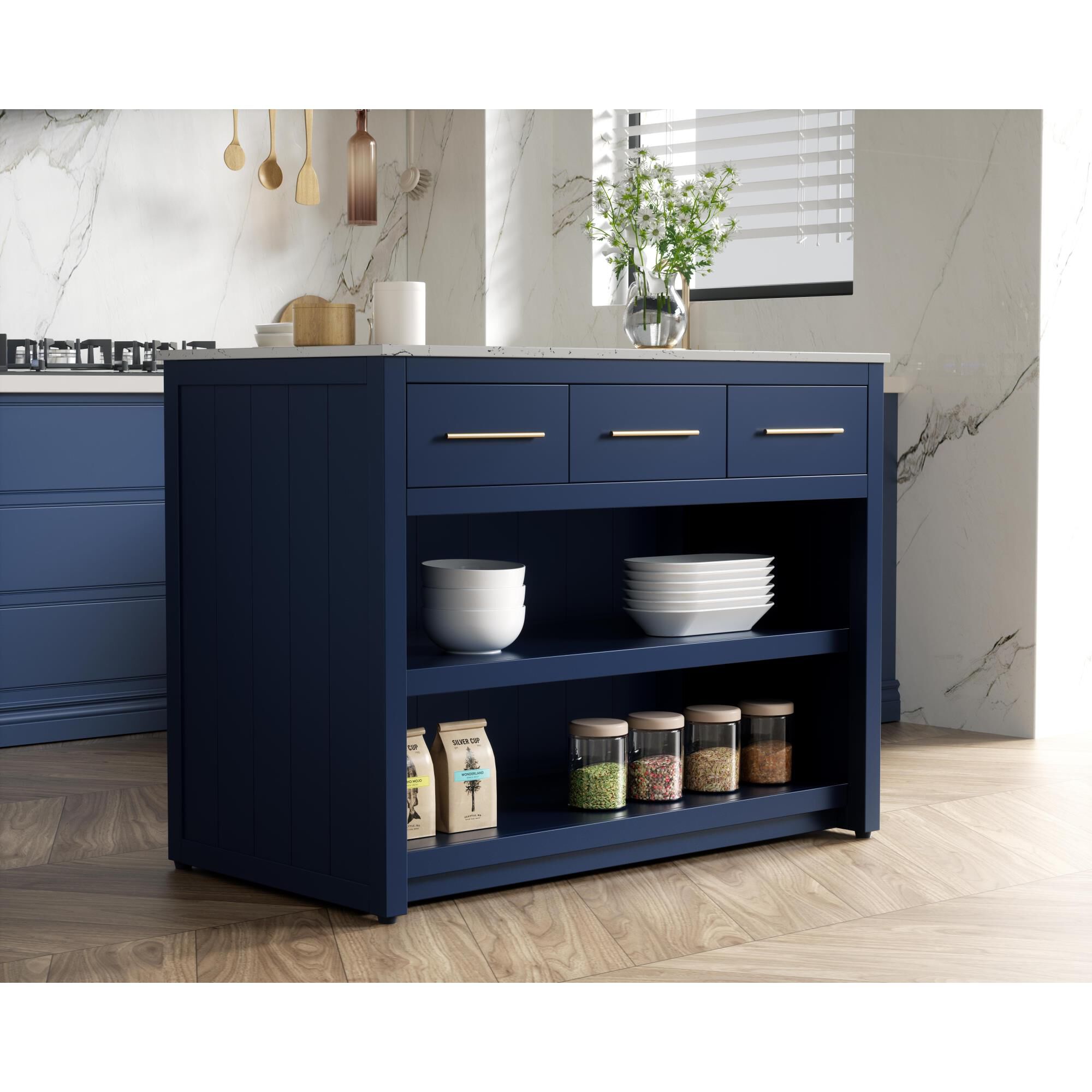 Porter Storage Cabinet by Elegant Lighting