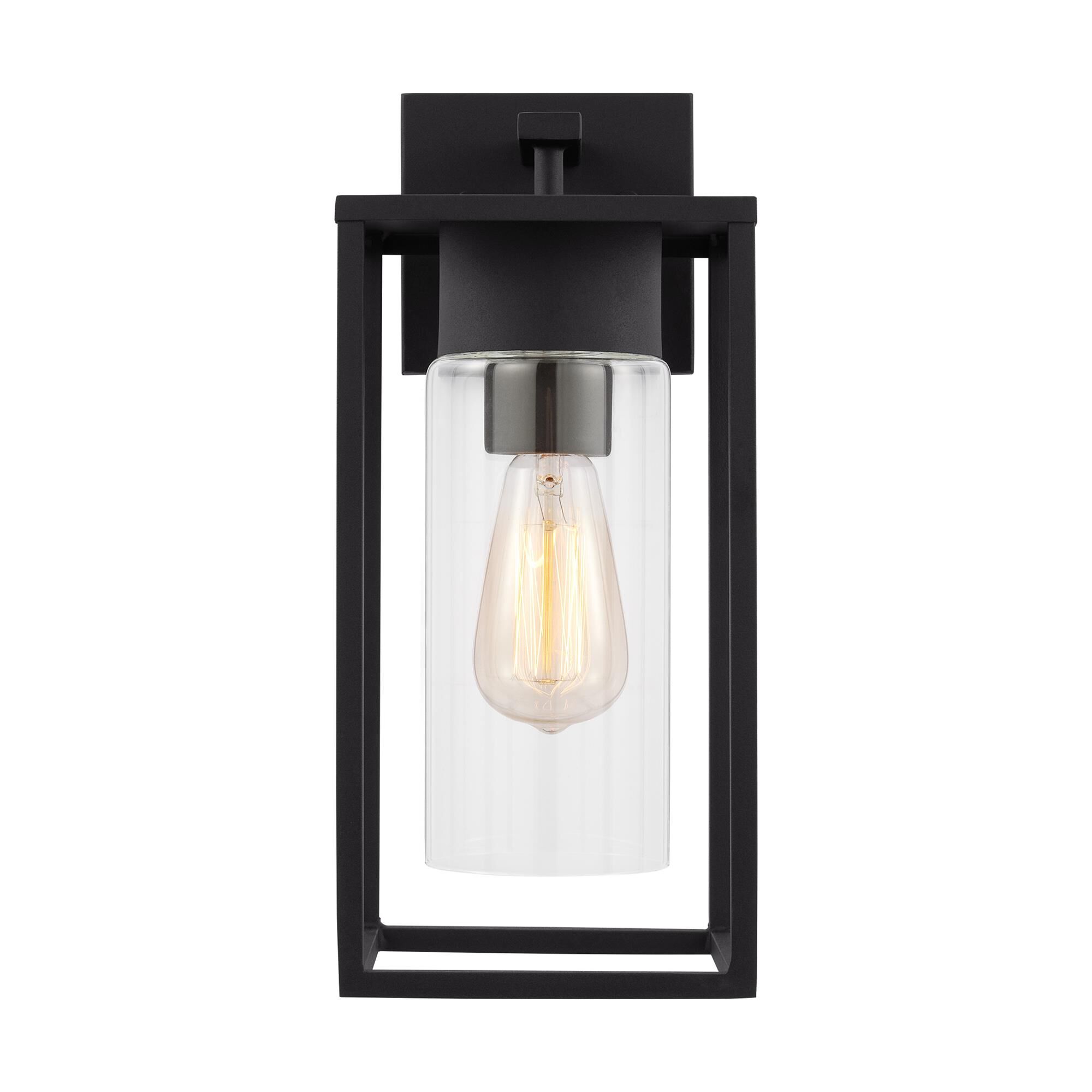 Shown in Black finish and Clear glass and Clear Glass shade