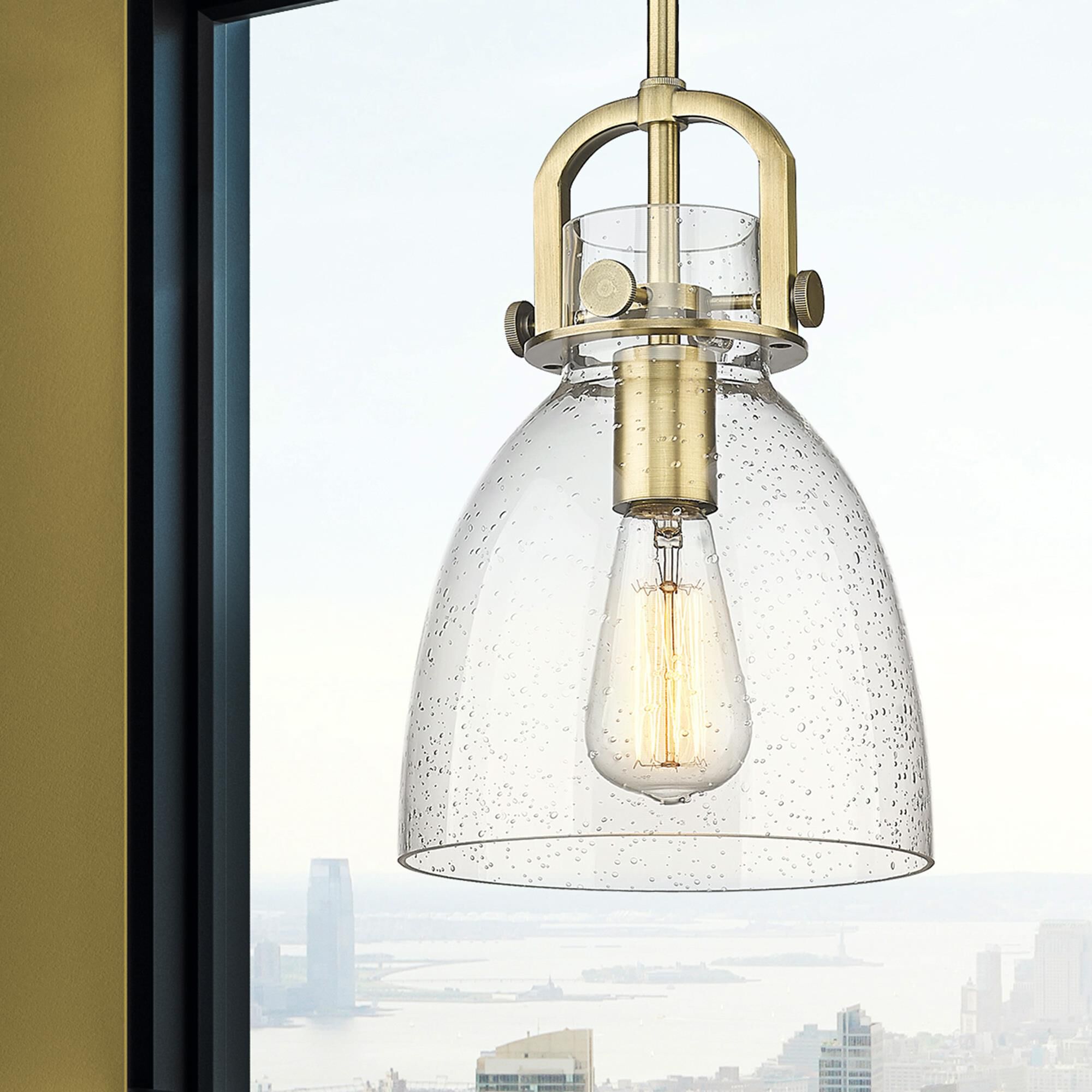 Bruno Marashlian Newton Bell 8 Inch Mini Pendant by Innovations Lighting