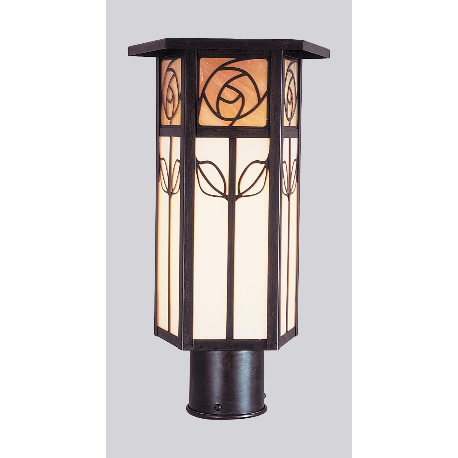 Saint Clair 16 Inch Tall 1 Light Outdoor Post Lamp by Arroyo Craftsman