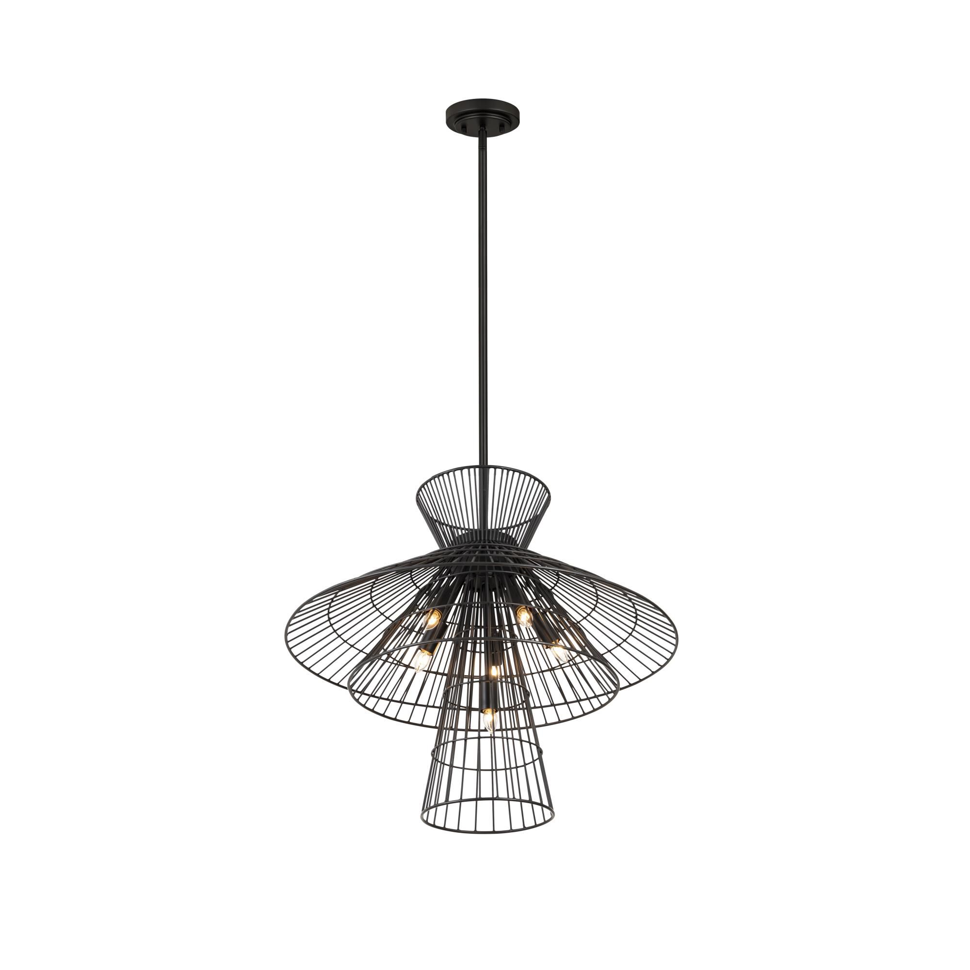 Alito 25 Inch 6 Light Chandelier by Z-Lite