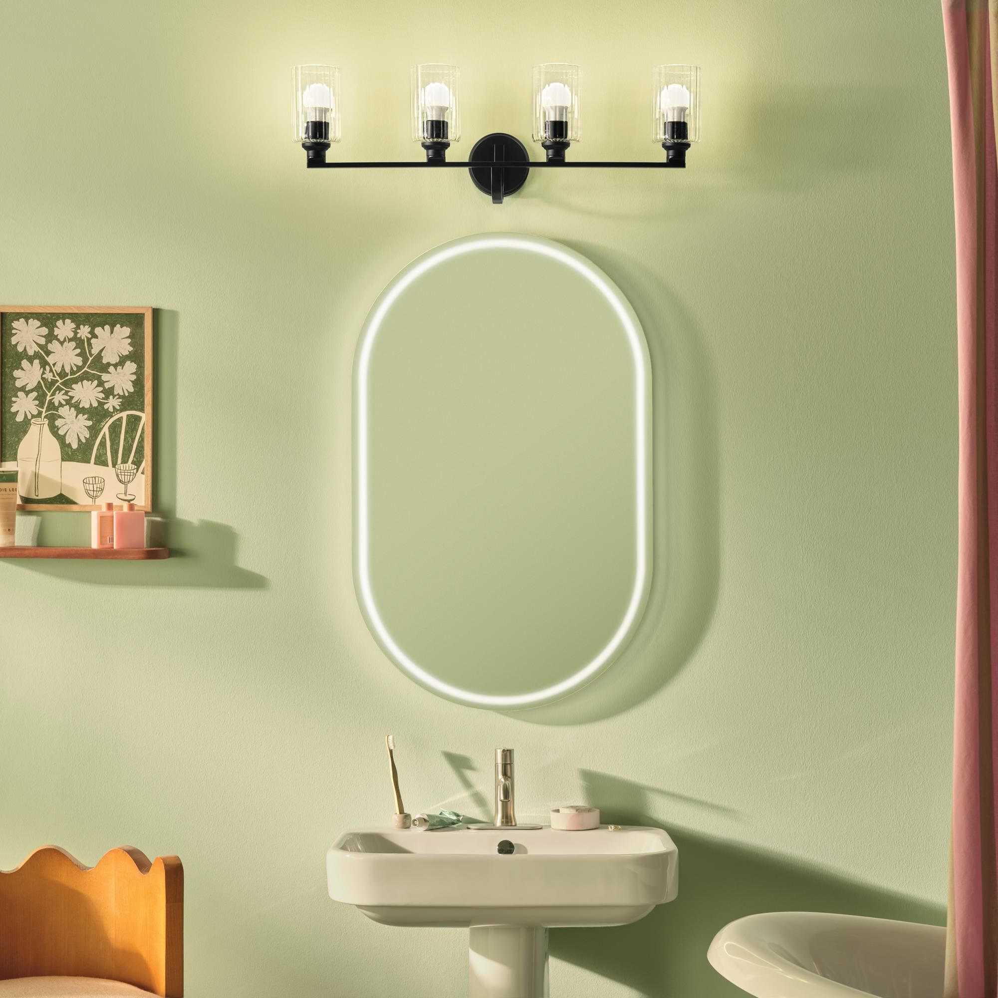 Gioe 32 Inch Bath Vanity Light by Kichler Lighting