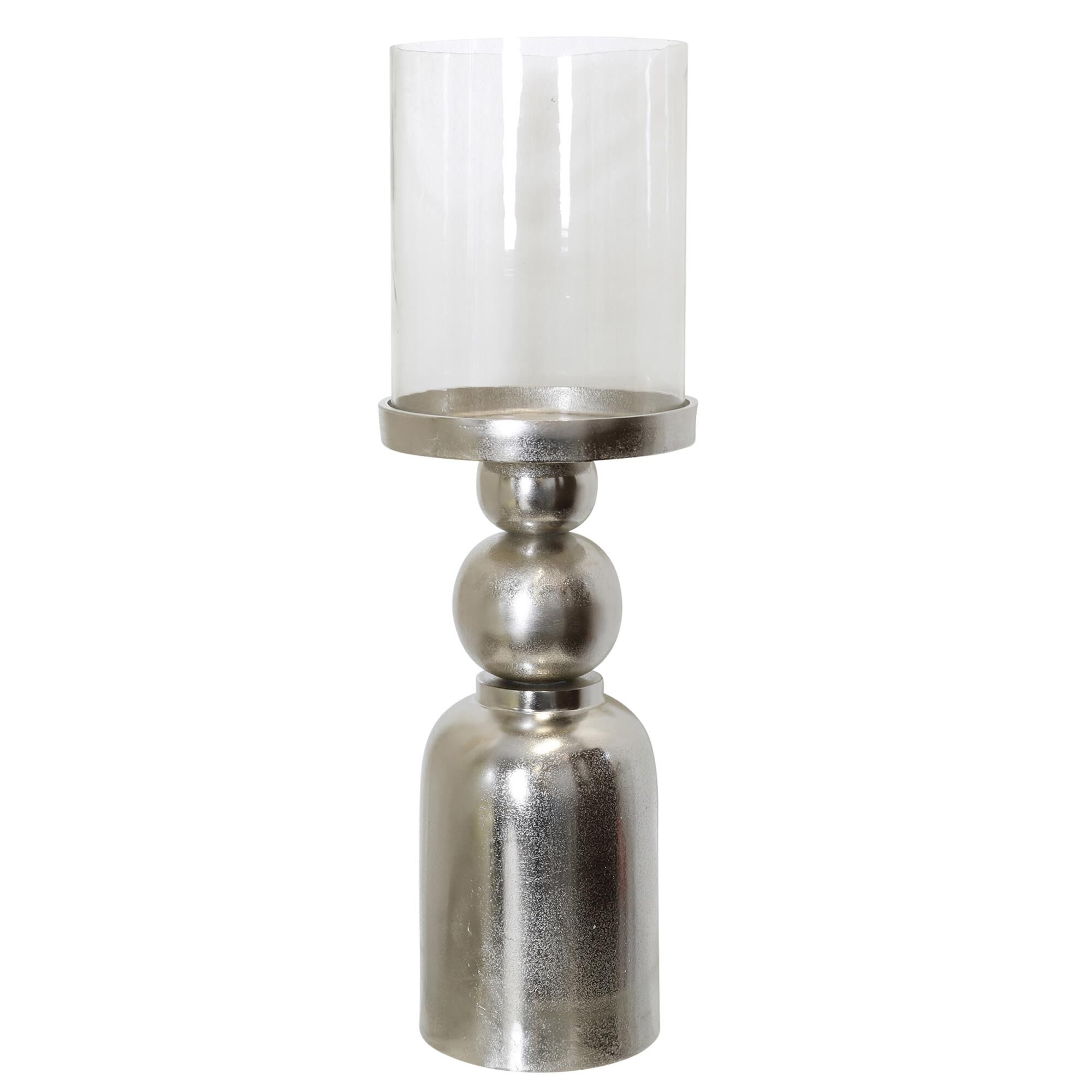 Shown in Nickle And Clear finish