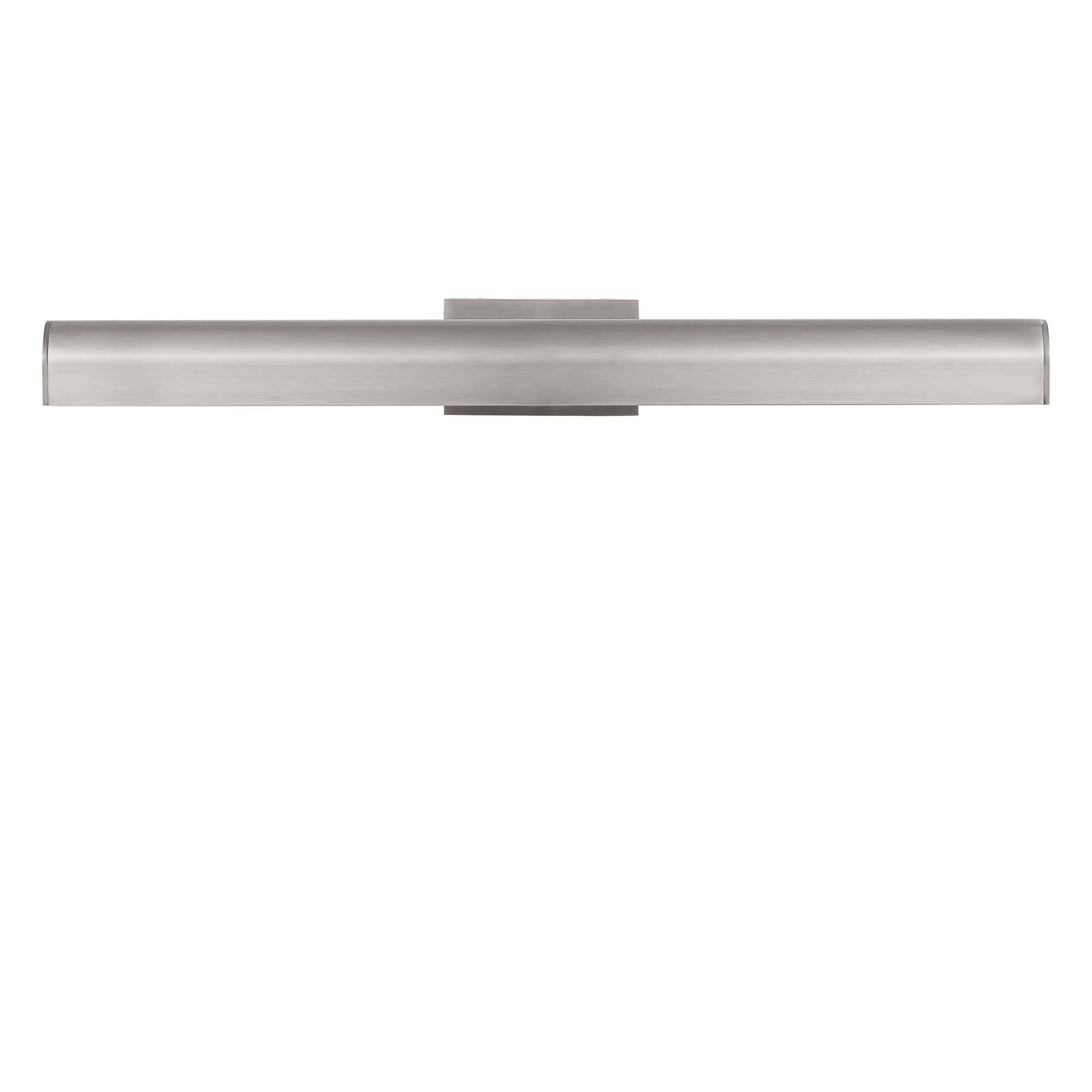 Shown in Brushed Nickel finish and White Acrylic Diffuser shade