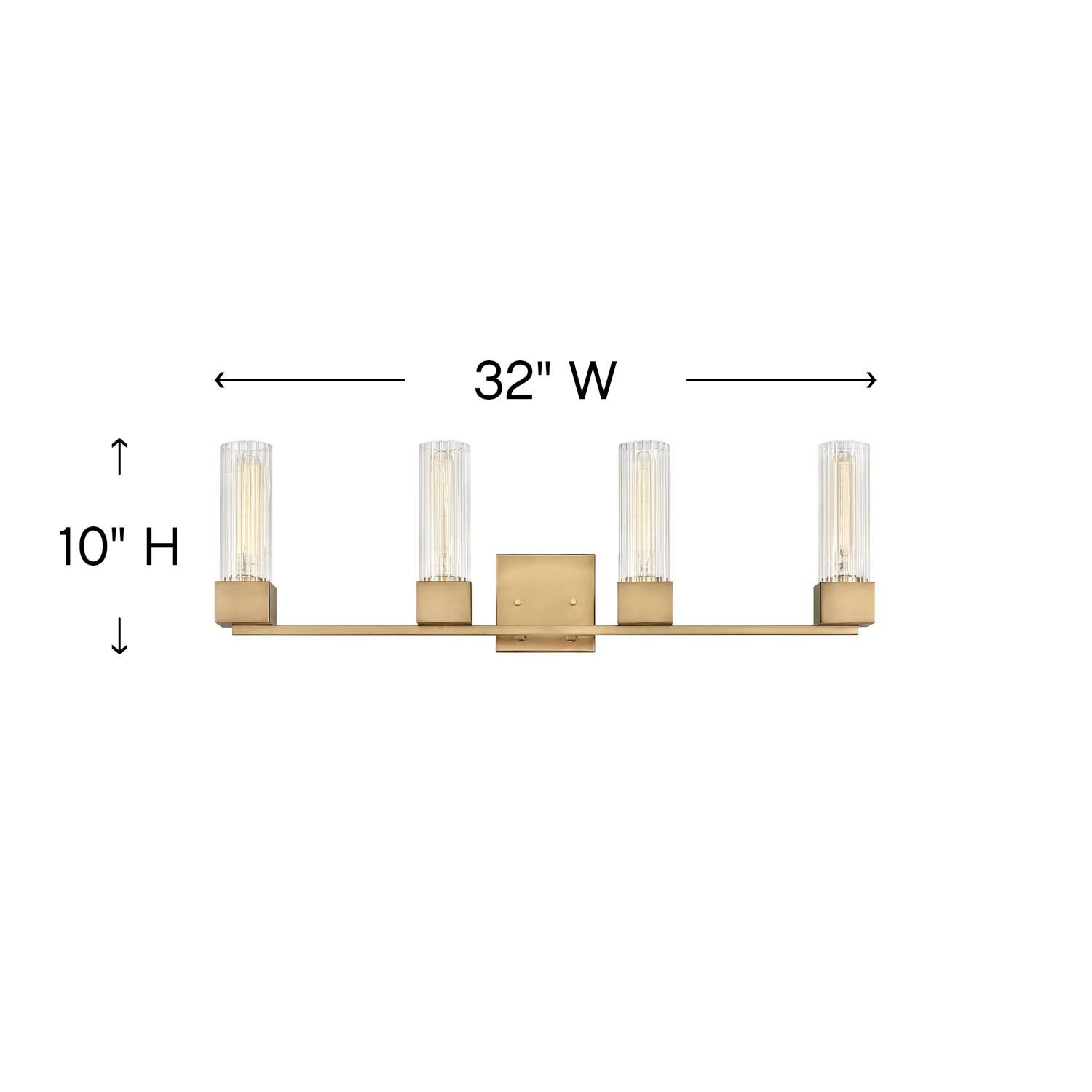 Xander 32 Inch 4 Light Bath Vanity Light by Hinkley Lighting