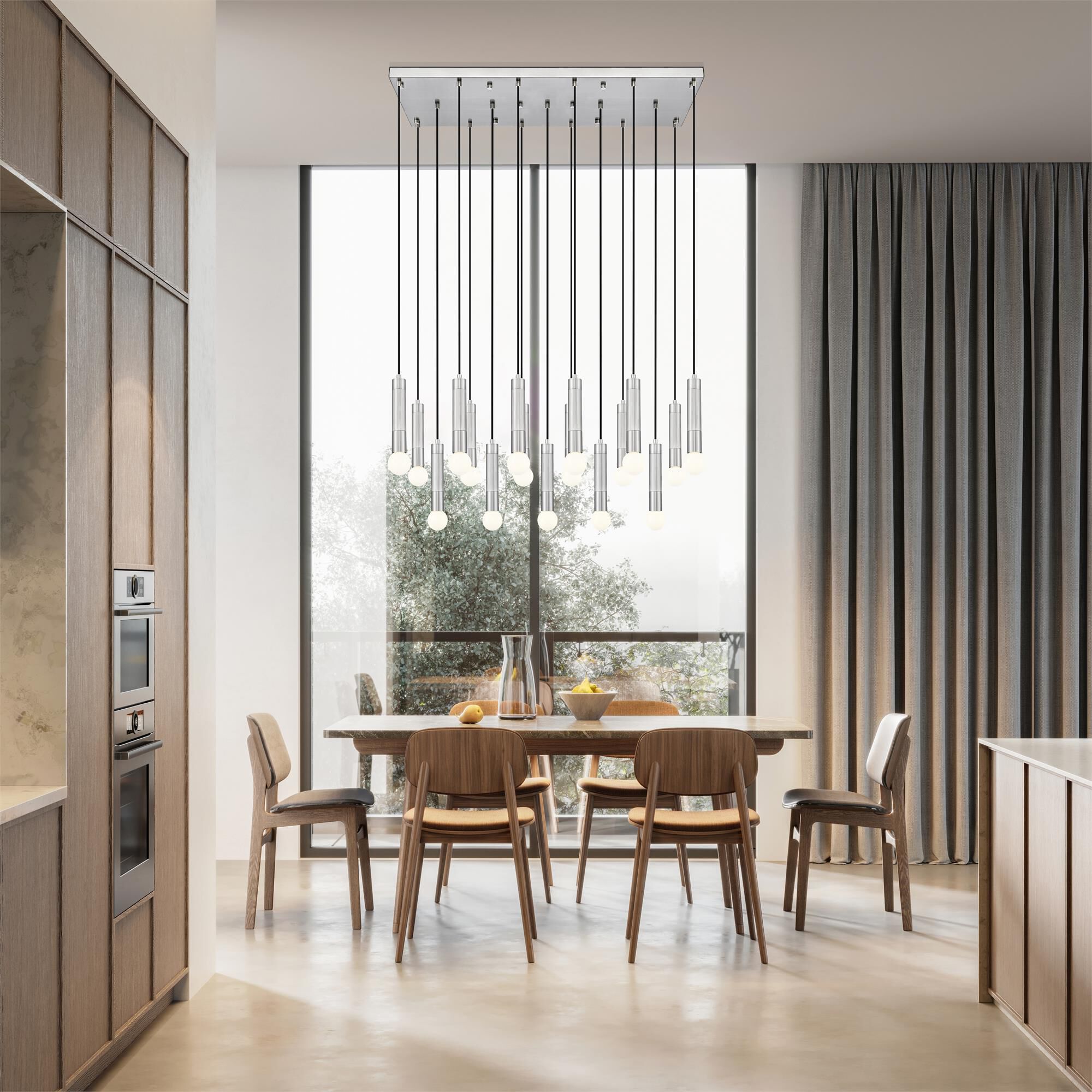 Shown in Brushed Nickel finish