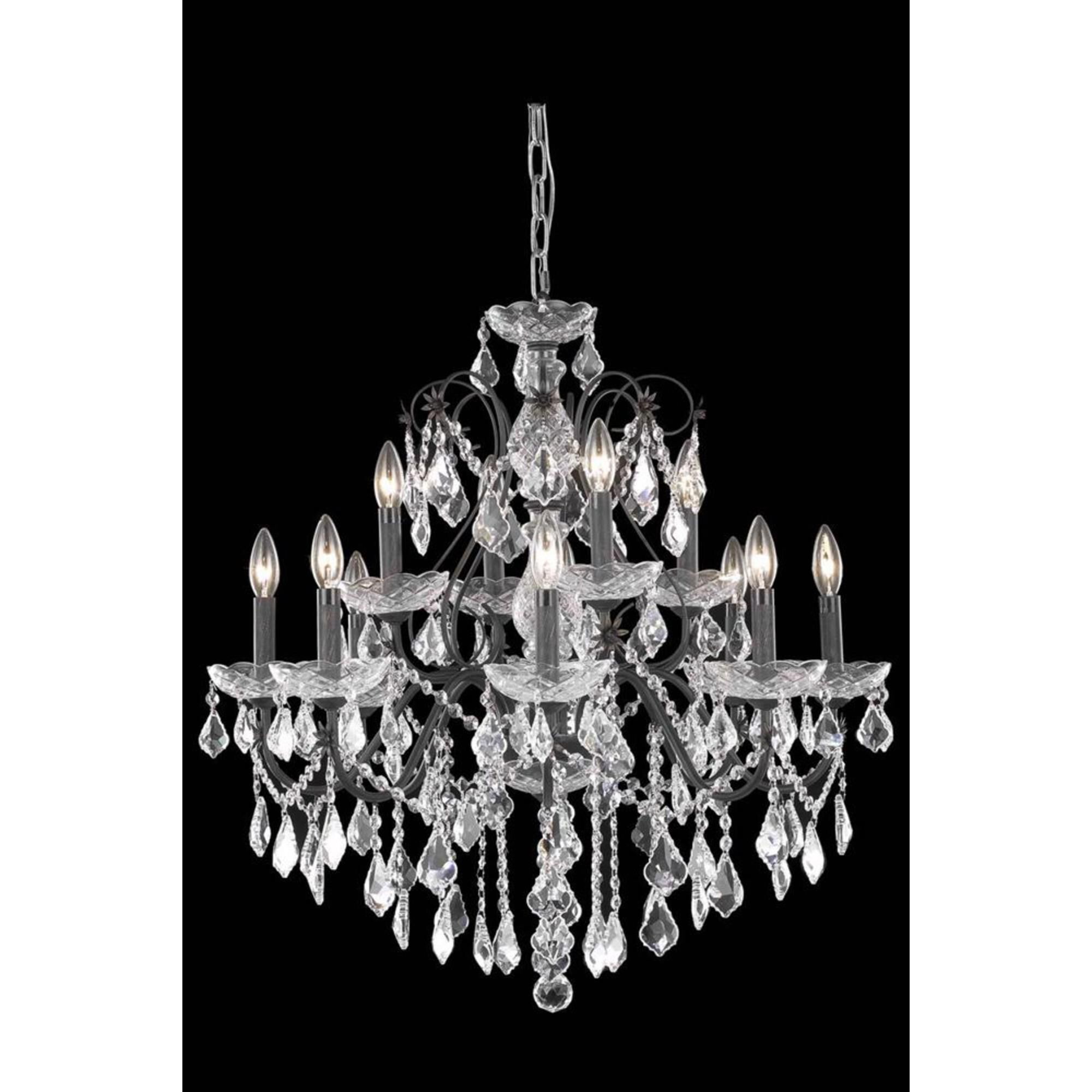 St. Francis 28 Inch 12 Light Chandelier by Elegant Lighting