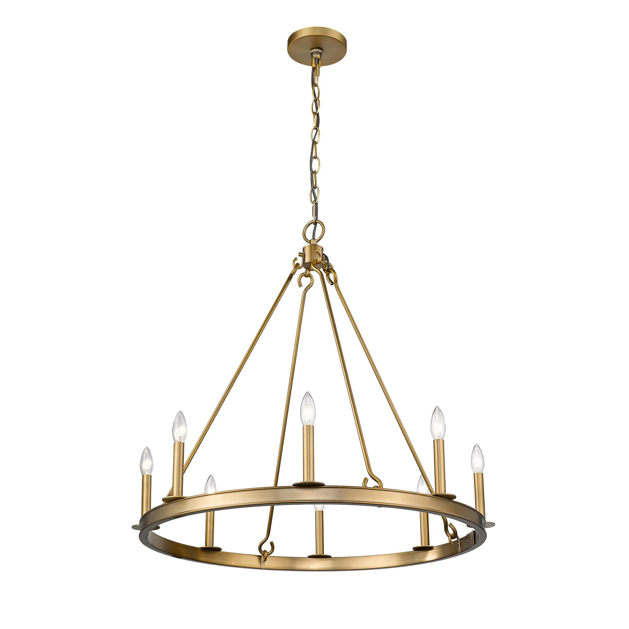 Shown in Olde Brass finish and --- glass and --- shade