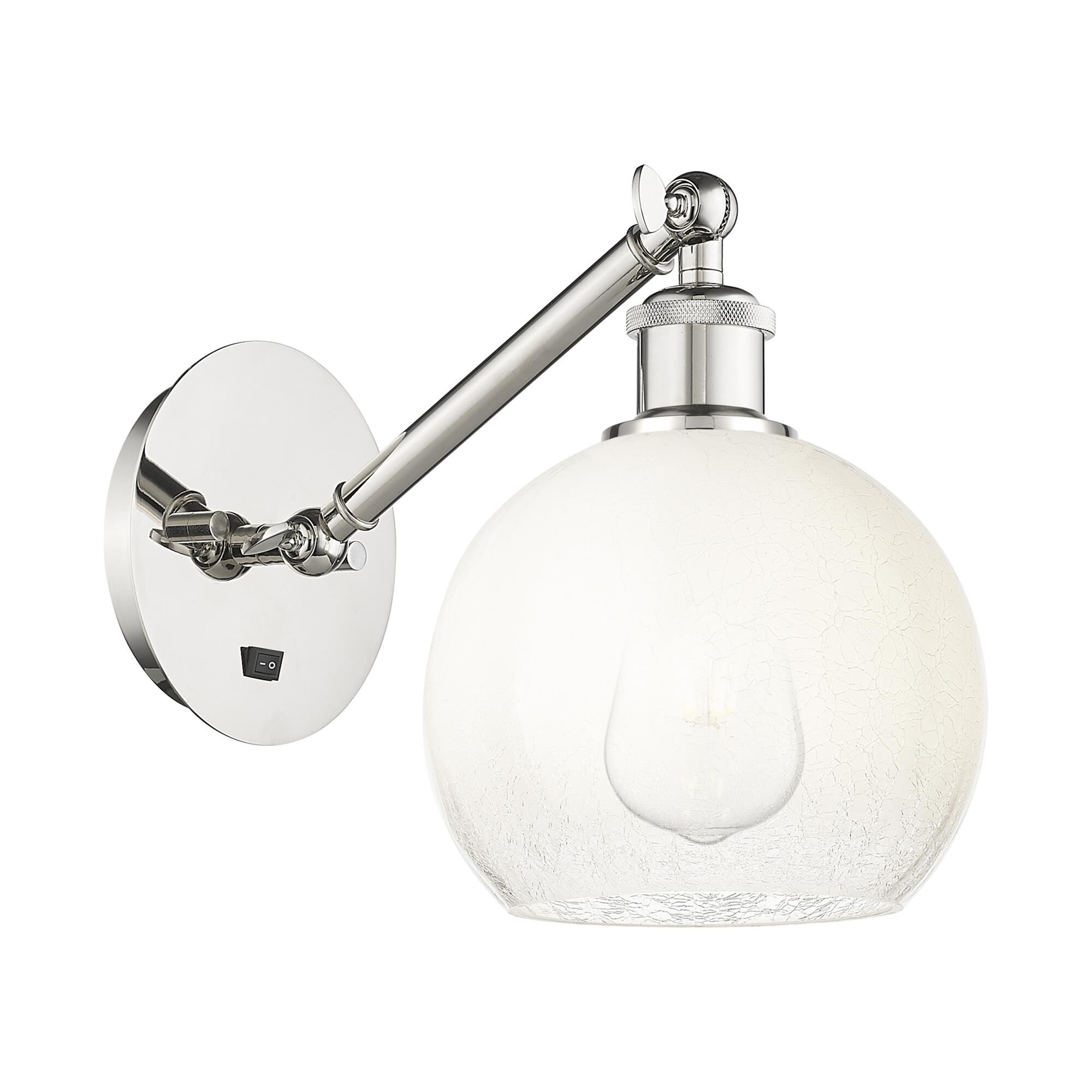 Shown in Polished Nickel finish and Opal glass