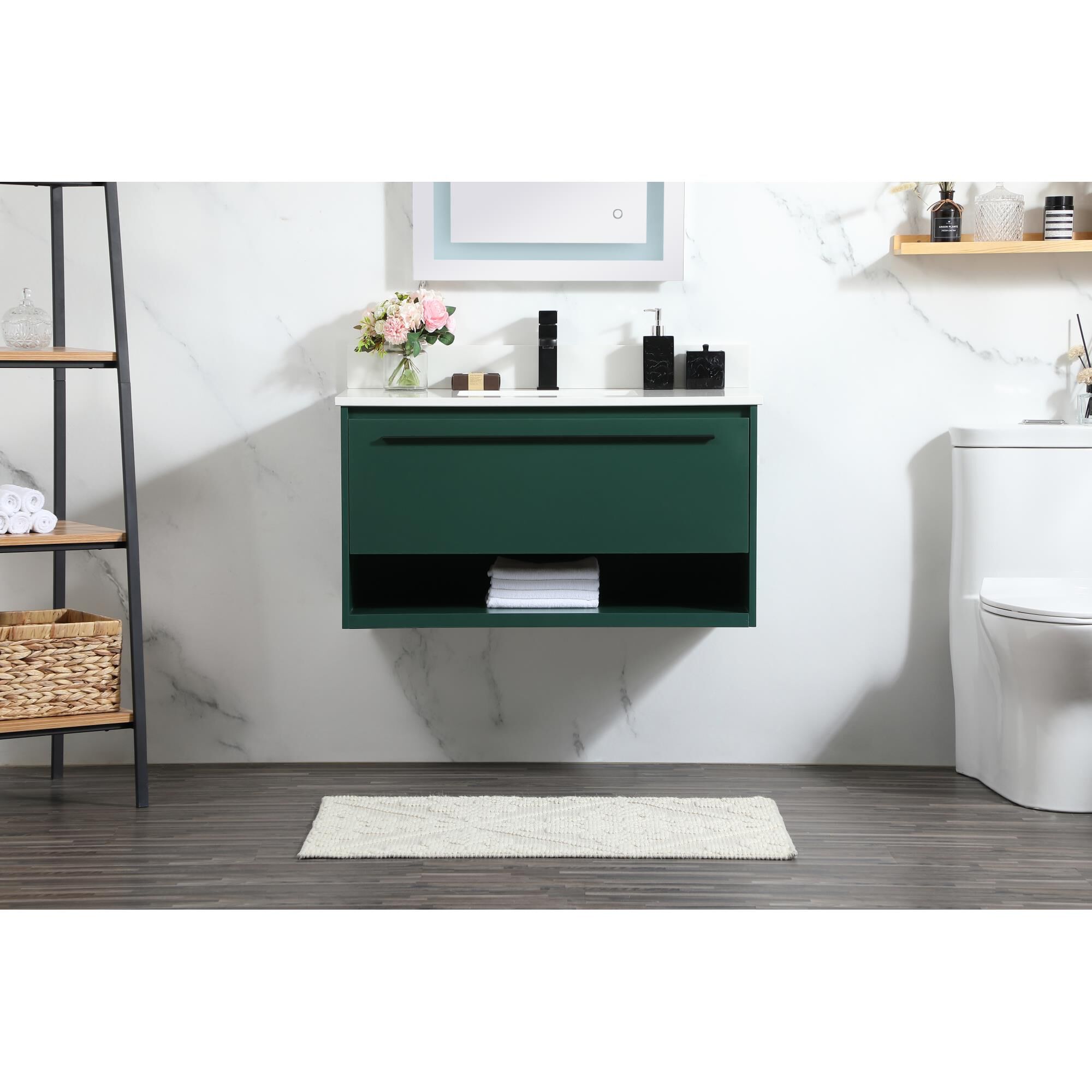 Shown in Green finish