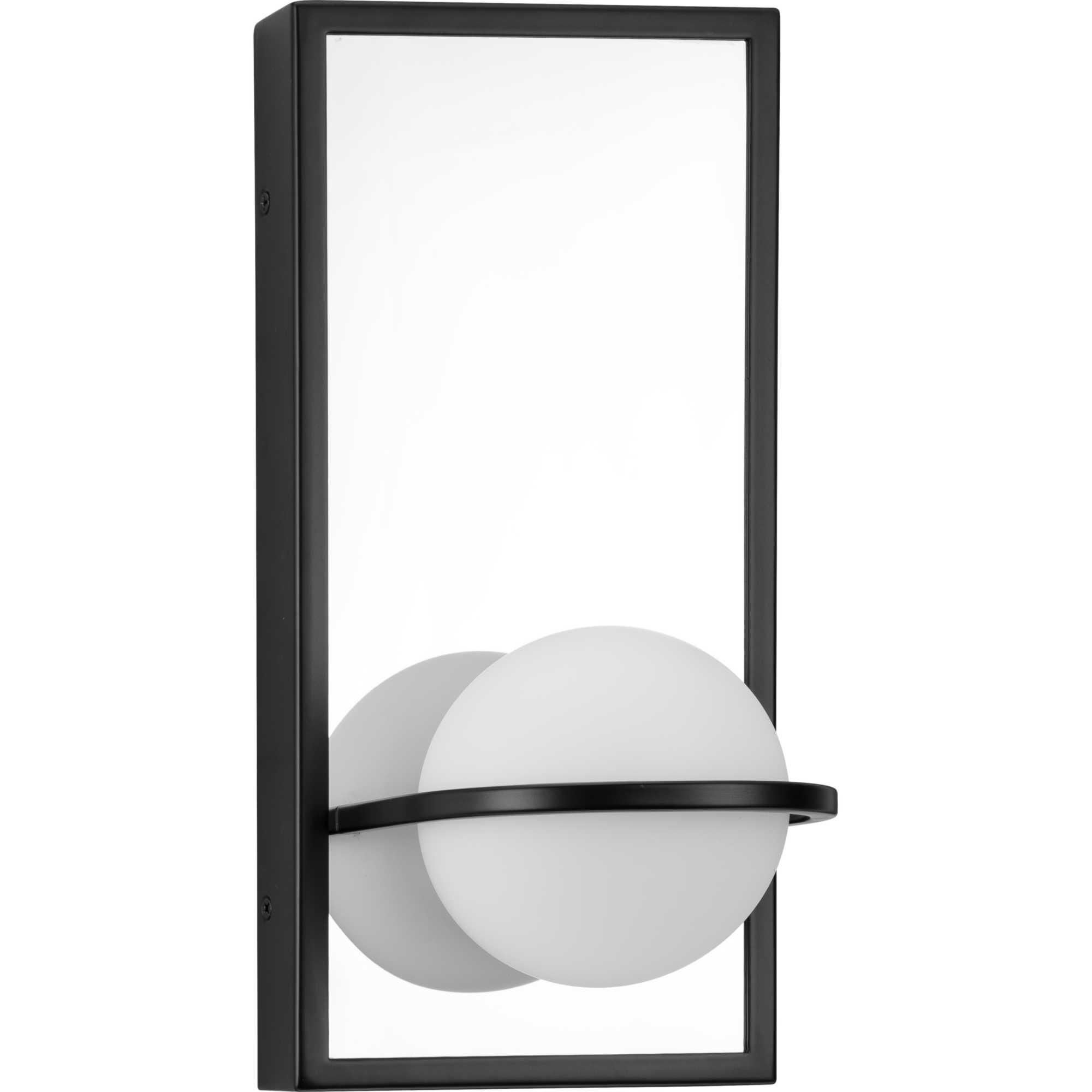 Shown in Matte Black finish and Etched Opal glass