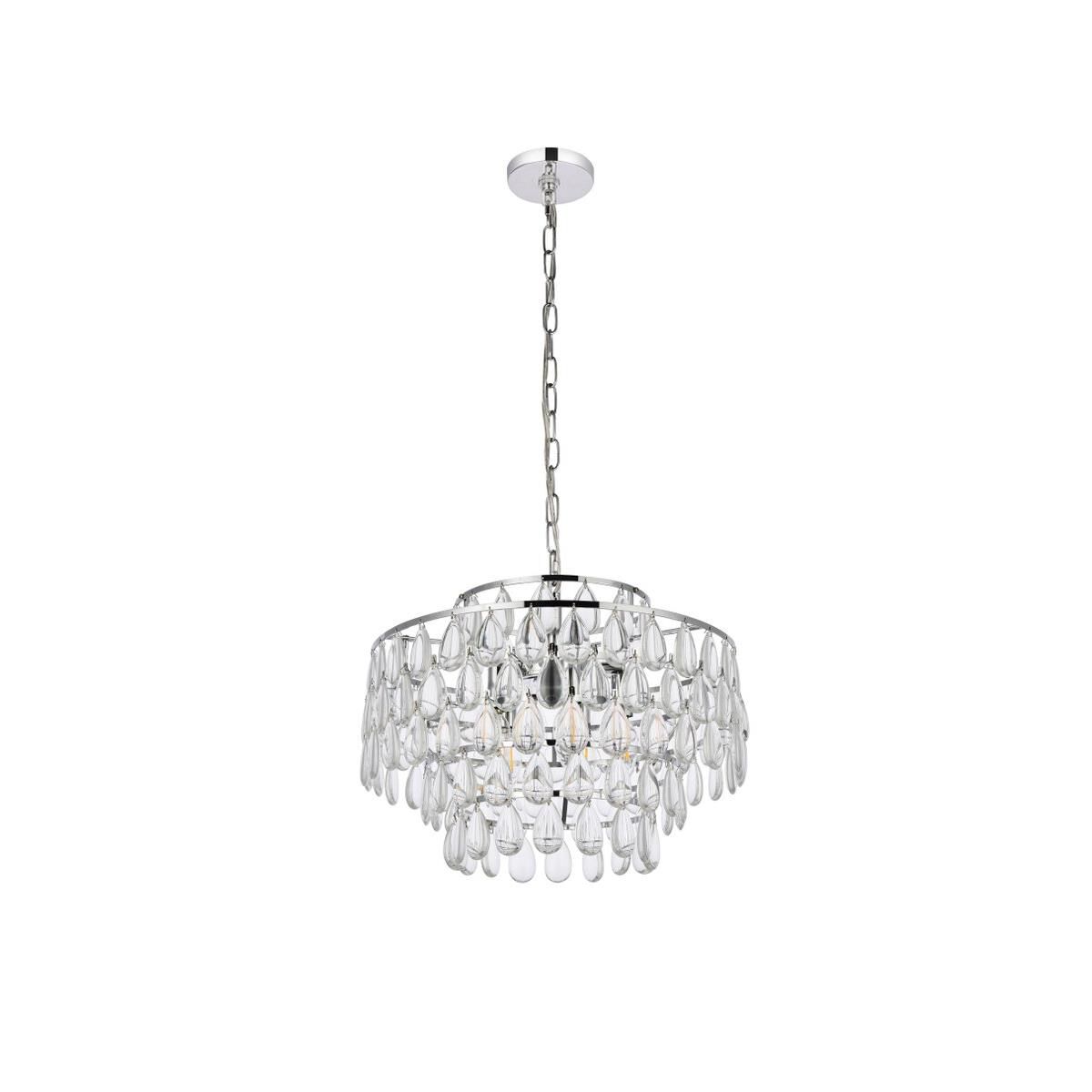 Shown in Chrome finish and Royal Cut Clear crystal