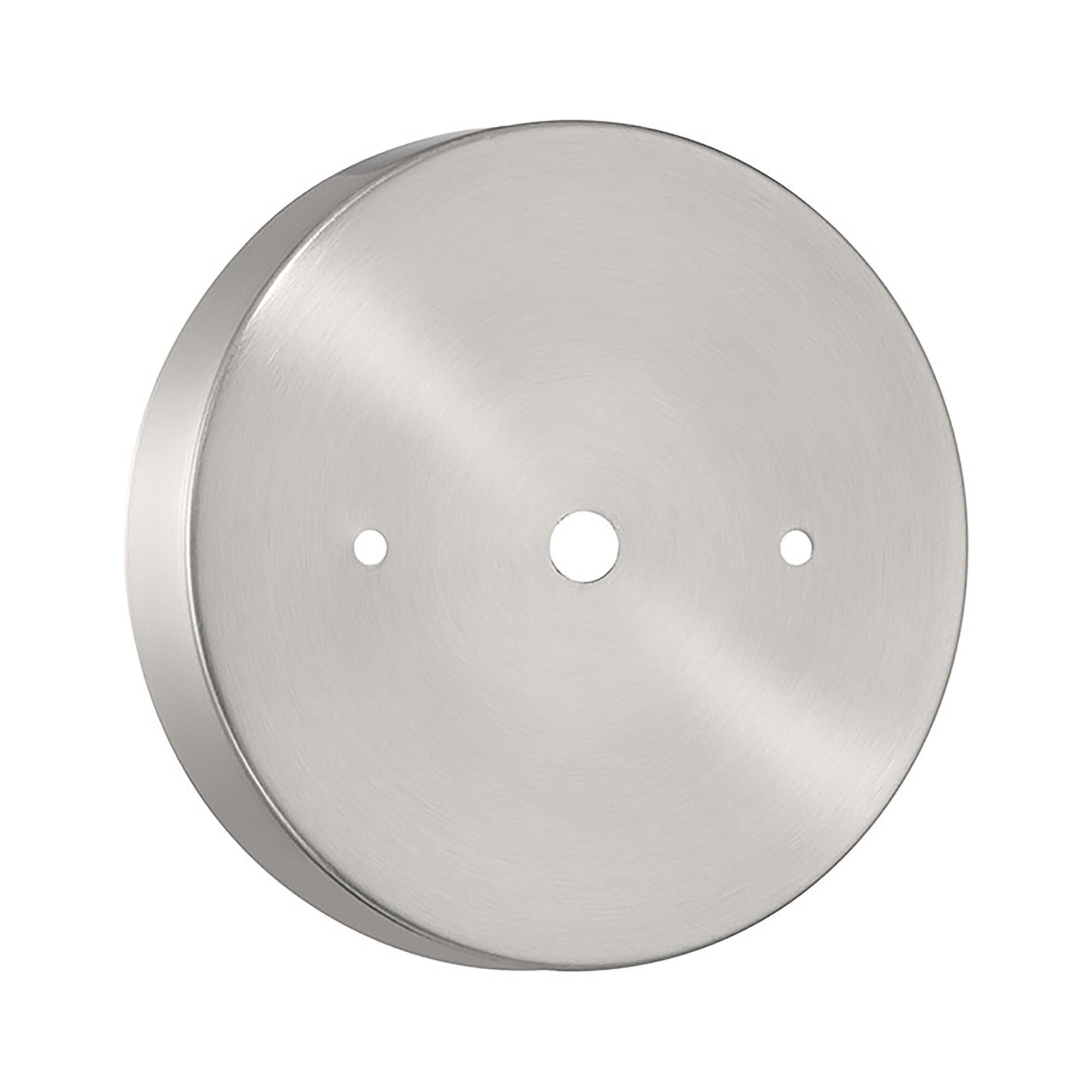 Shown in Brushed Nickel finish and White Frosted glass