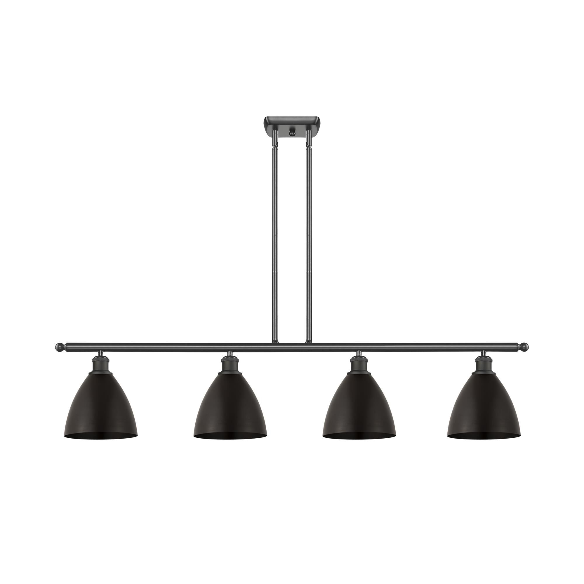 Shown in Oil Rubbed Bronze finish and Oil Rubbed Bronze Ballston Dome shade