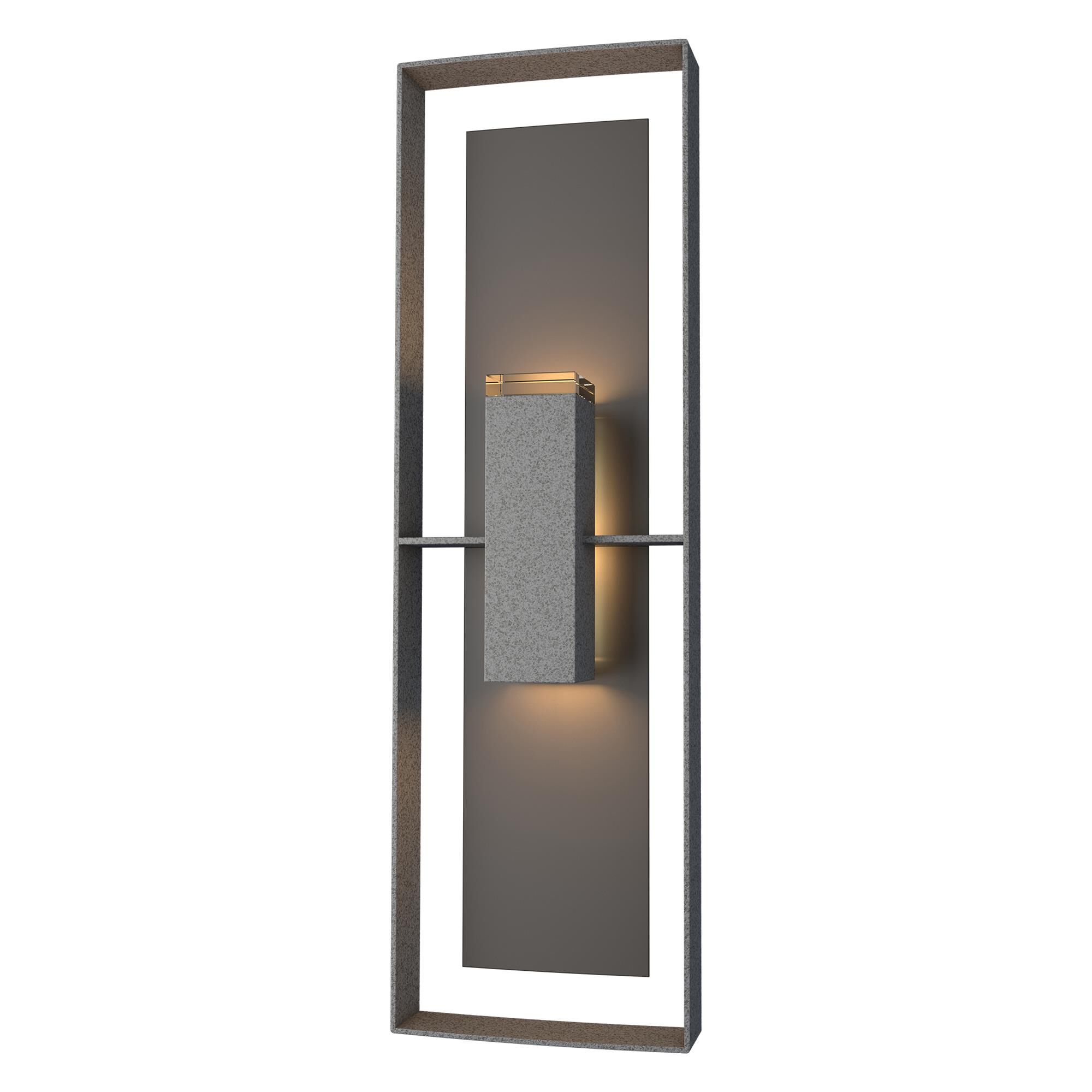 Shown in Coastal Natural Iron finish and Clear glass and Coastal Oil Rubbed Bronze (14) accent