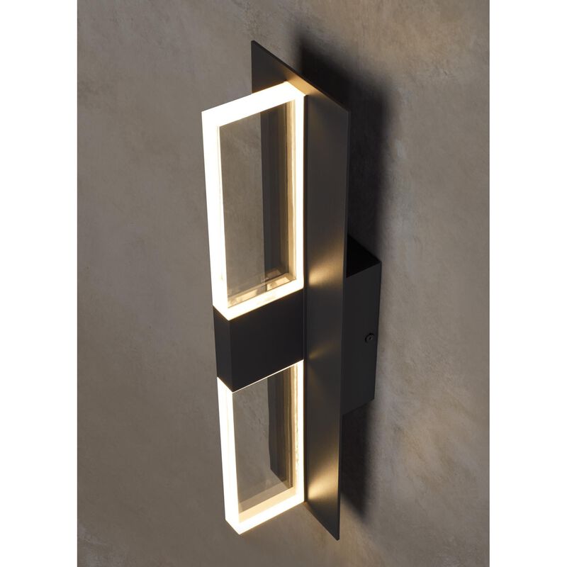 Visual Comfort Modern Collection Lyft 18 Inch Tall LED Outdoor Wall Light