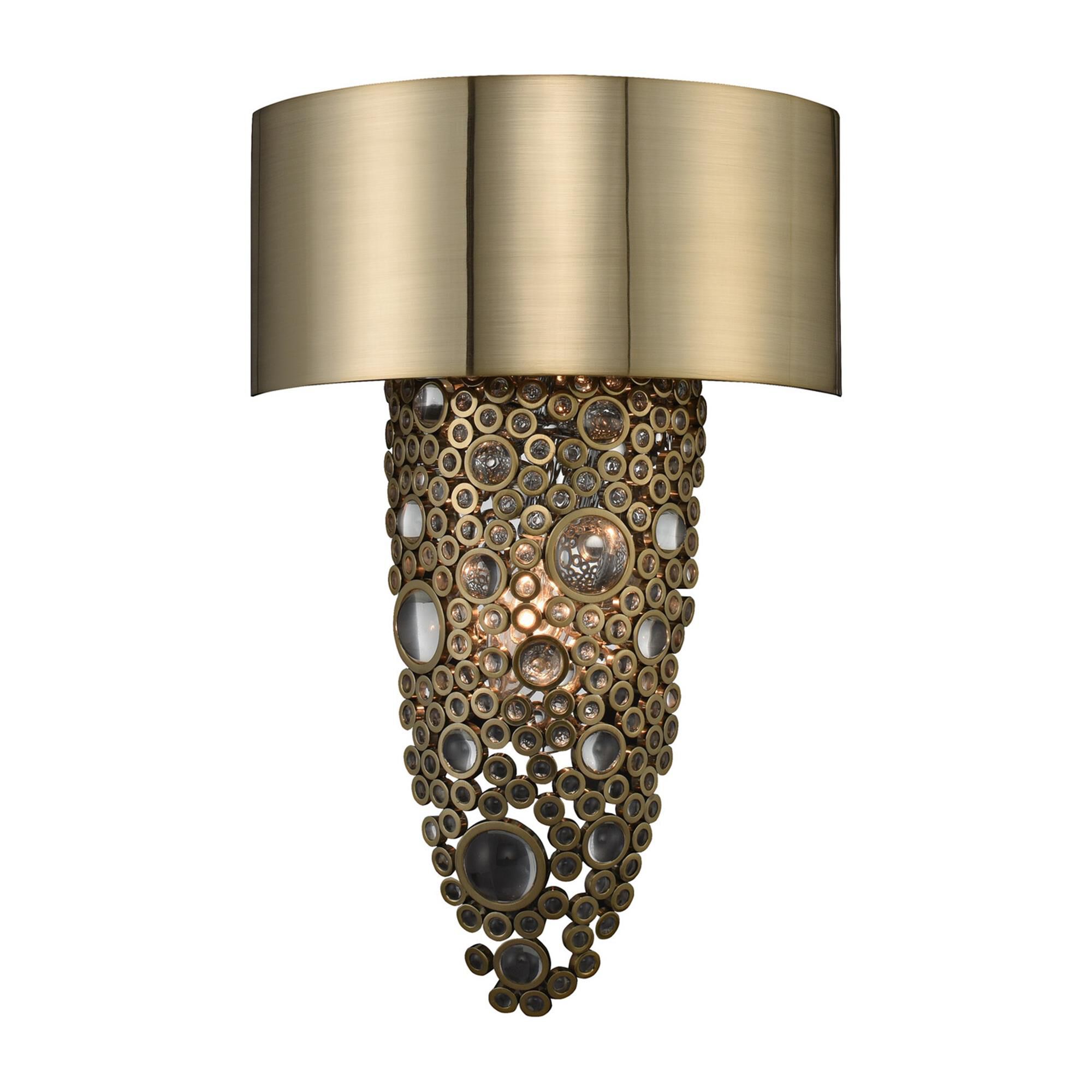 Ciottolo 16 Inch 2 Light Wall Sconce,