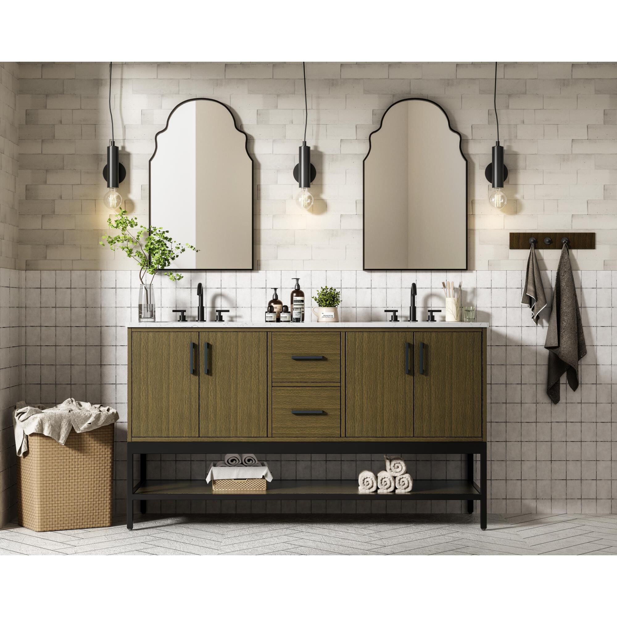 Shown in Chestnut Brown finish