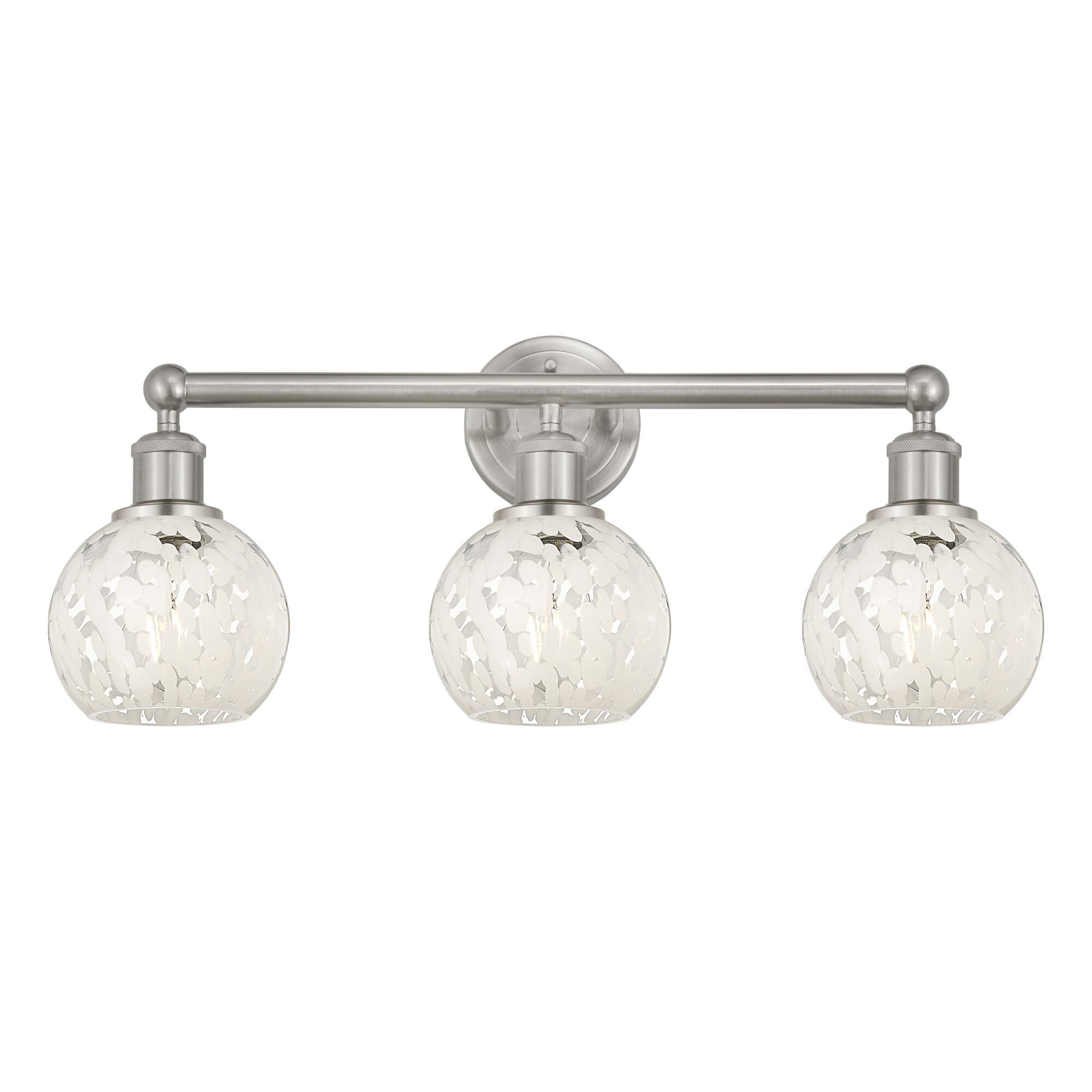 Bruno Marashlian White Mouchette 24 Inch Bath Vanity Light by Innovations Lighting