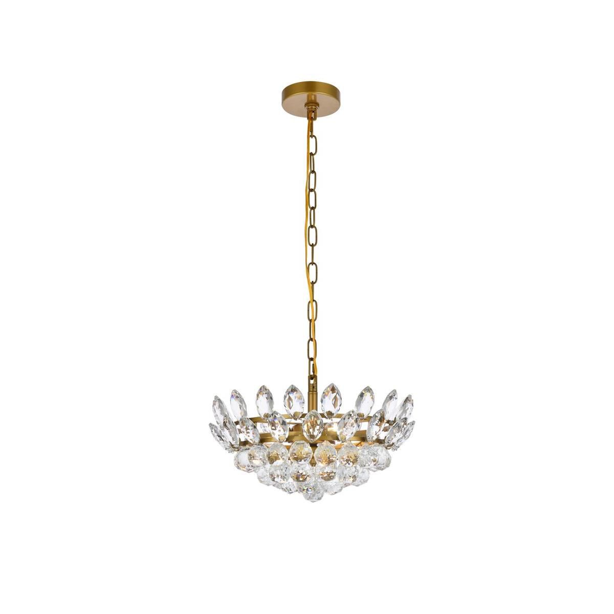 Emilia 16 Inch Large Pendant by Elegant Lighting