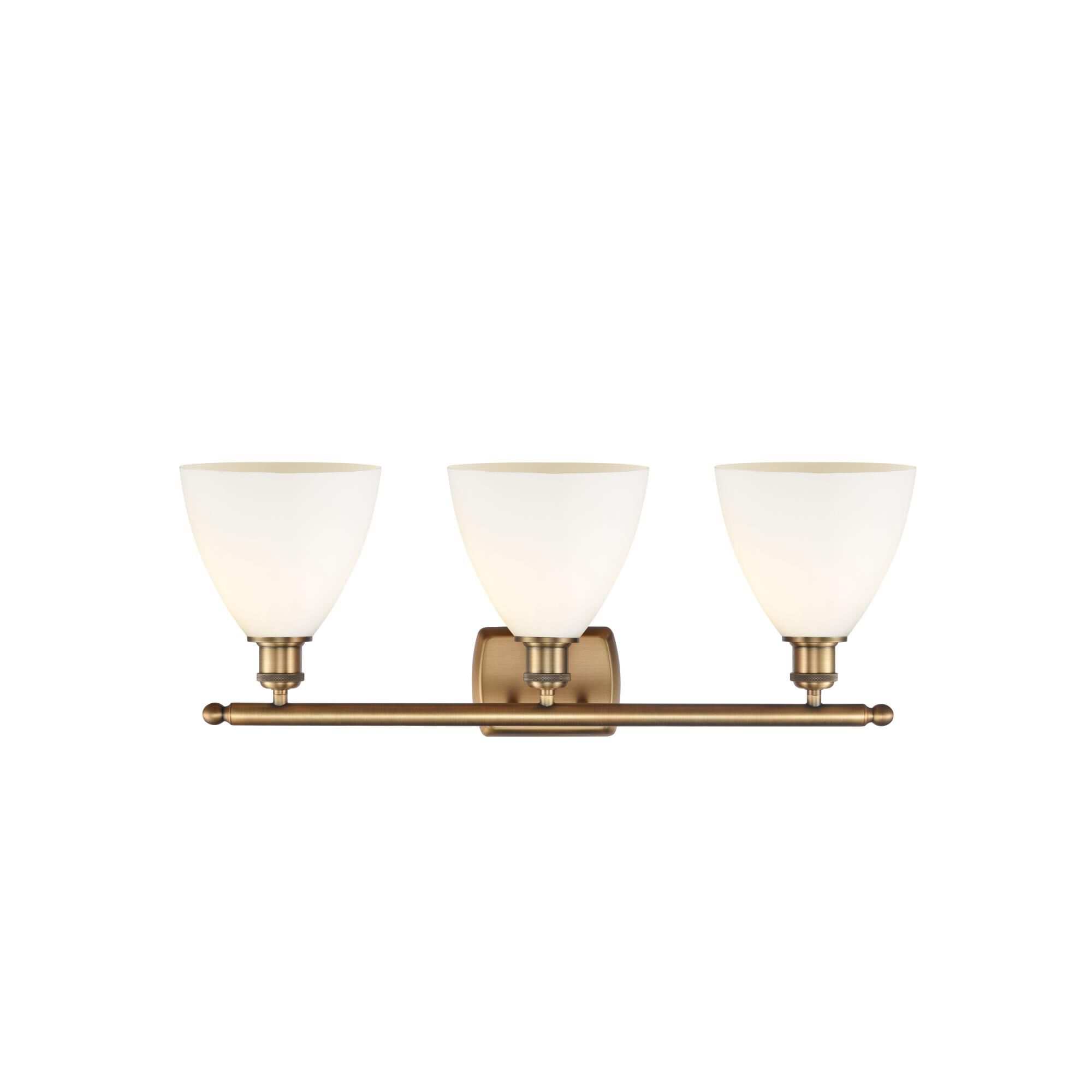 Bruno Marashlian Ballston Dome 28 Inch 3 Light Bath Vanity Light by Innovations Lighting