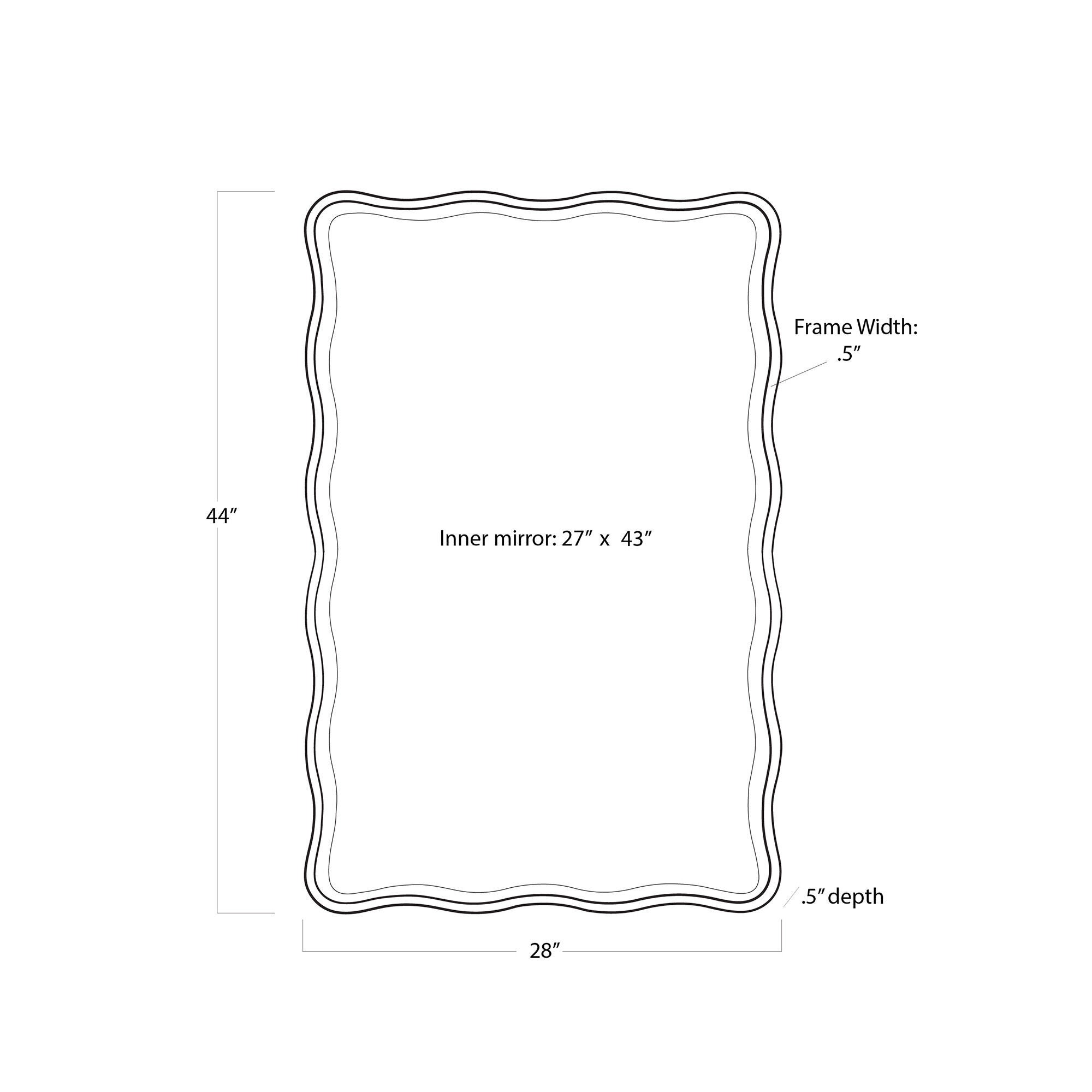 Candice 44 Inch Decorative Mirror by Regina Andrew