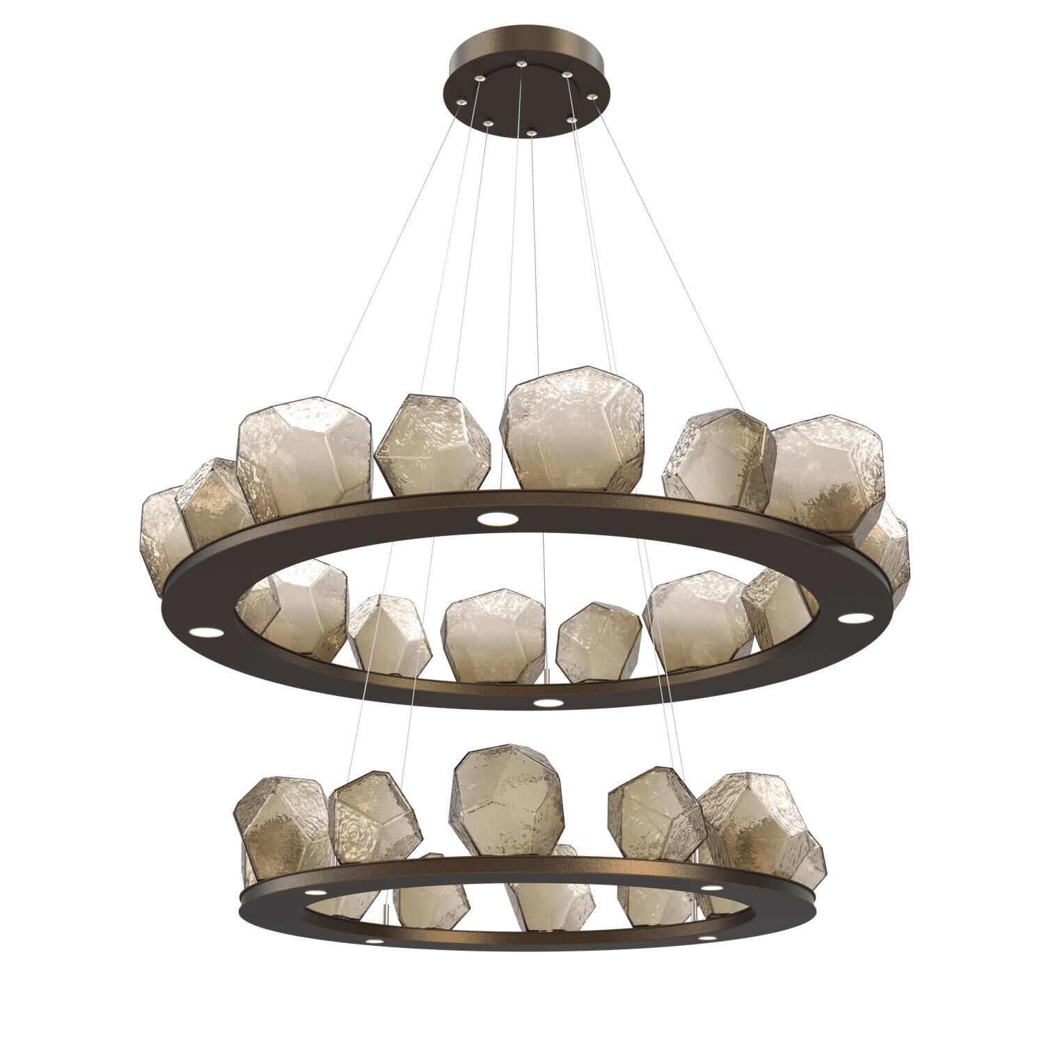 Gem 48 Inch 36 Light LED Chandelier by Hammerton Studio