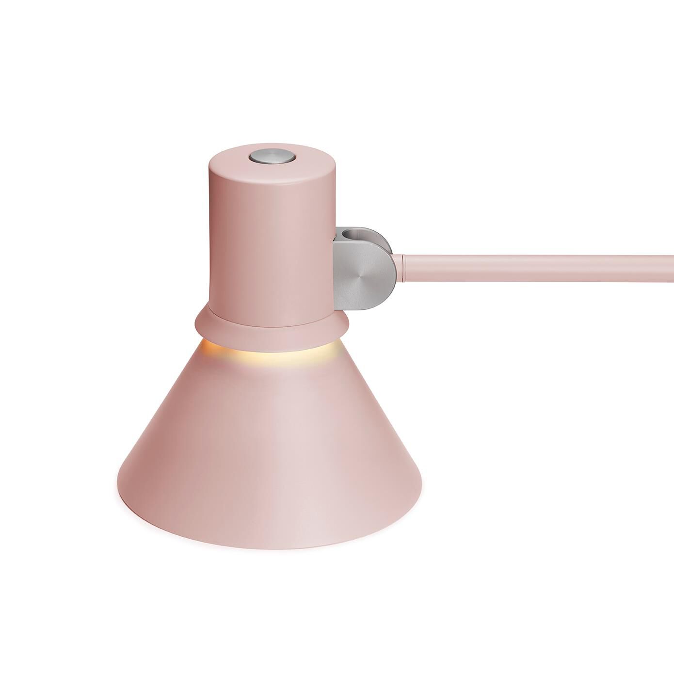 Shown in Rose Pink finish and Aluminum shade