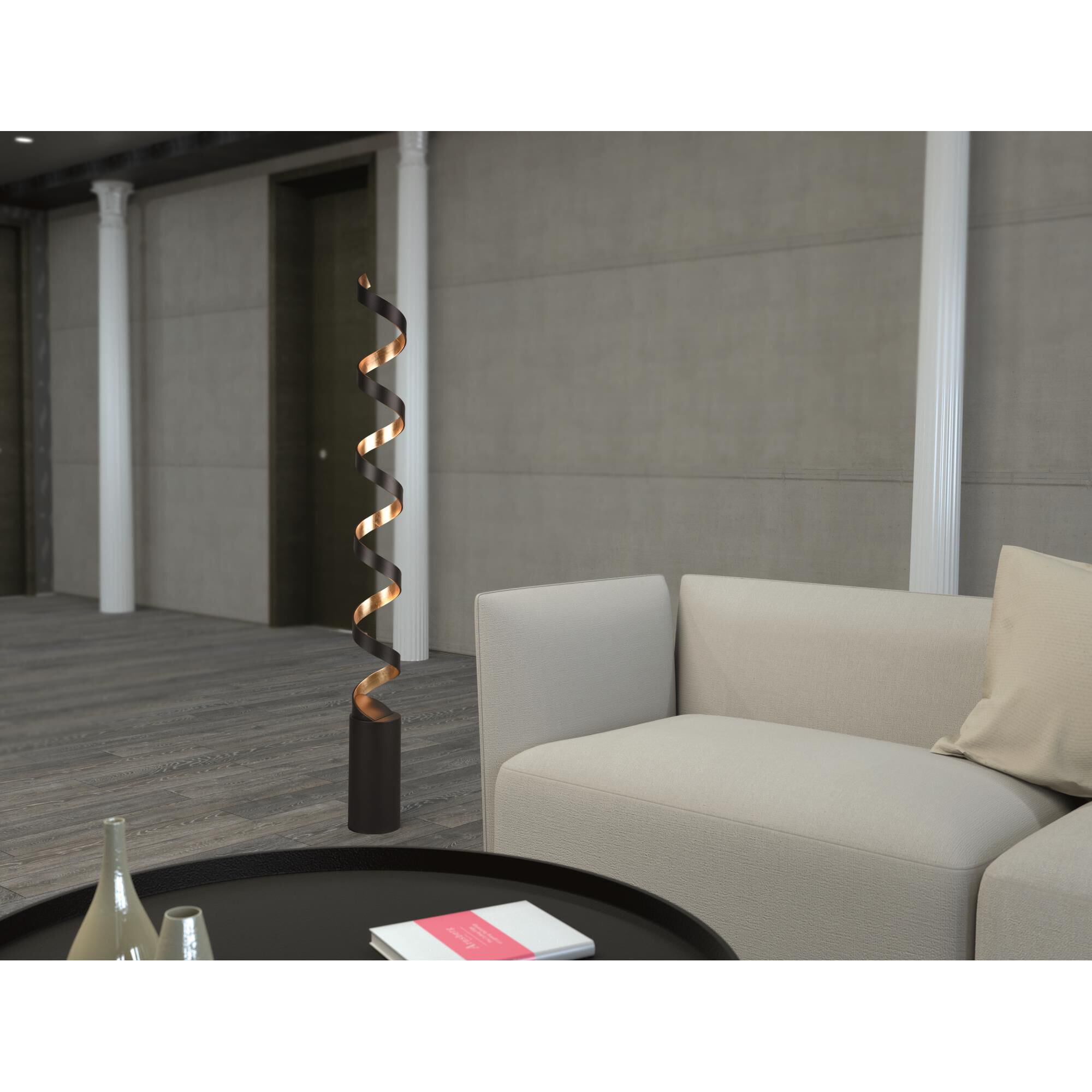 Spiral 60 Inch Floor Lamp by Arnsberg