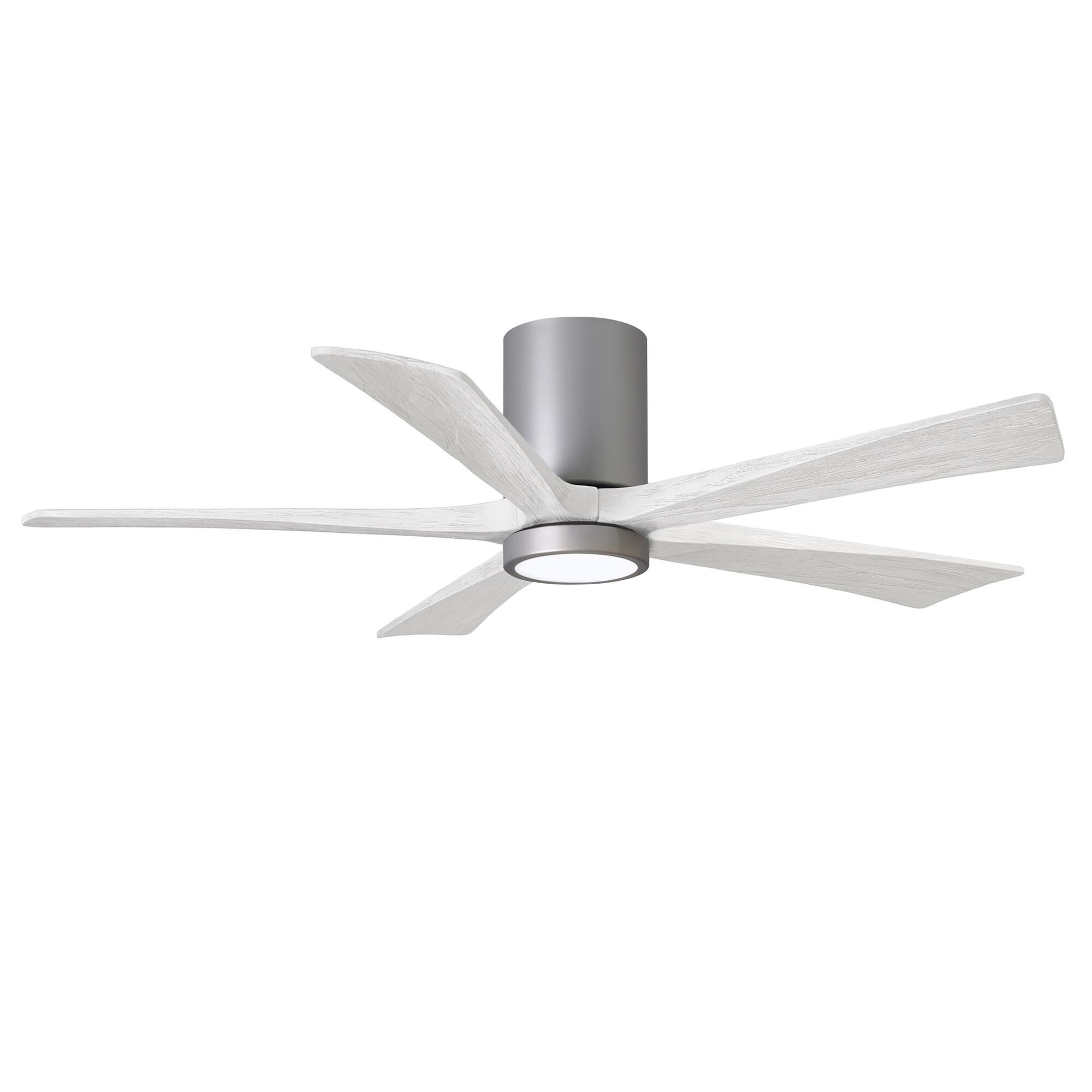 Irene 52 Inch Flush Mount Fan with Light Kit by Matthews Fan Company