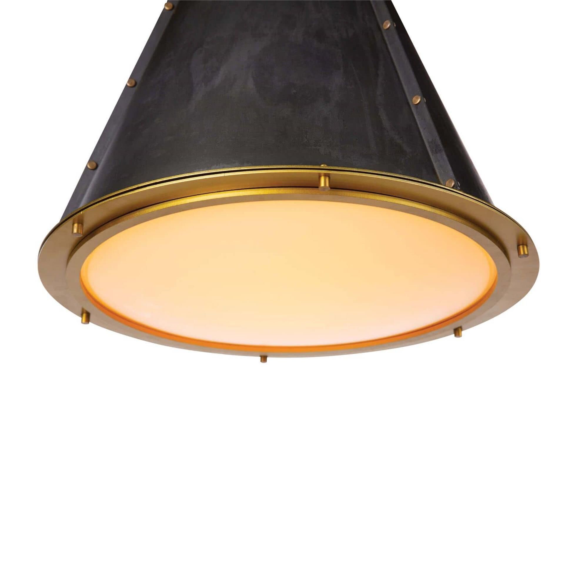 Shown in Blackened Brass finish