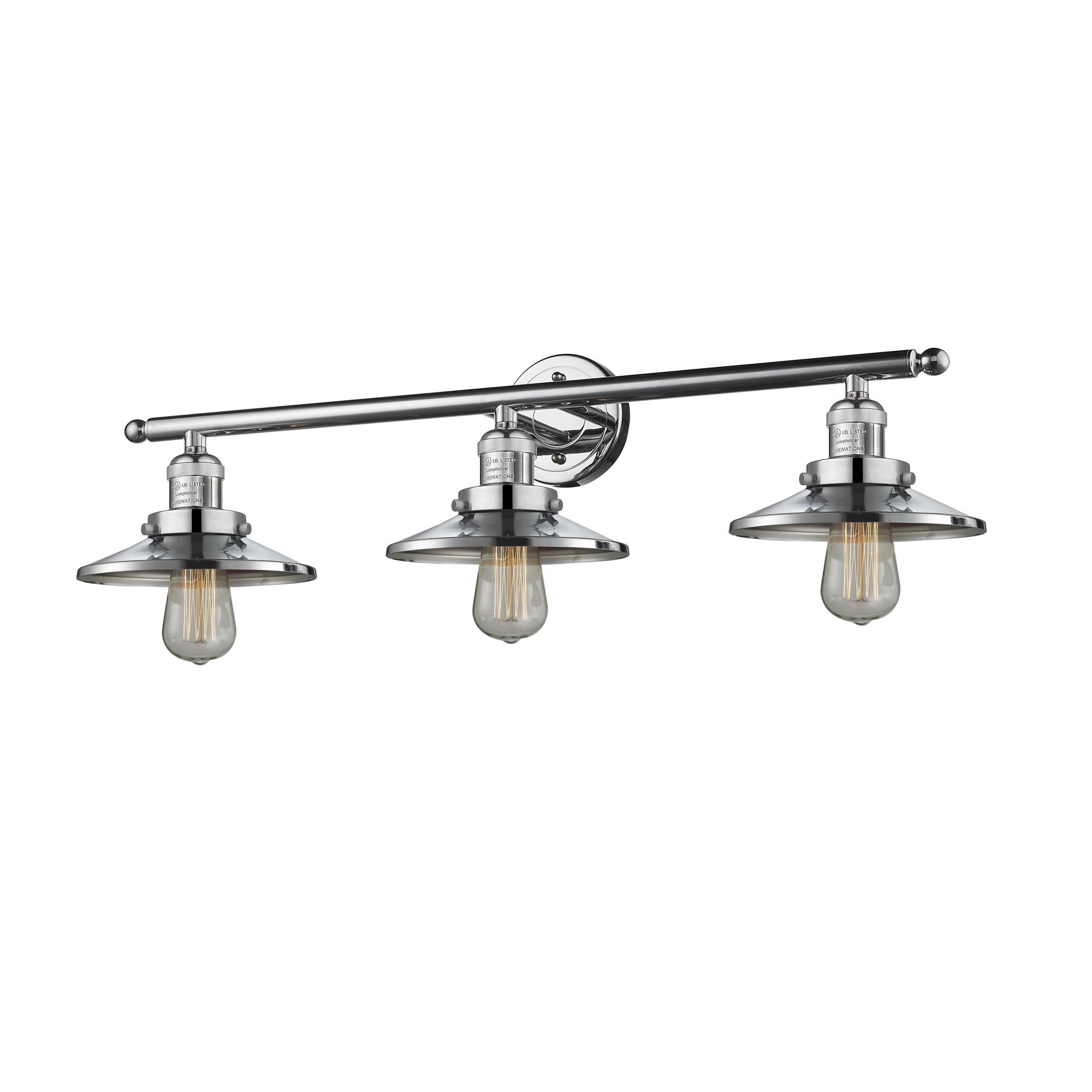 Bruno Marashlian Railroad 32 Inch 3 Light Bath Vanity Light by Innovations Lighting