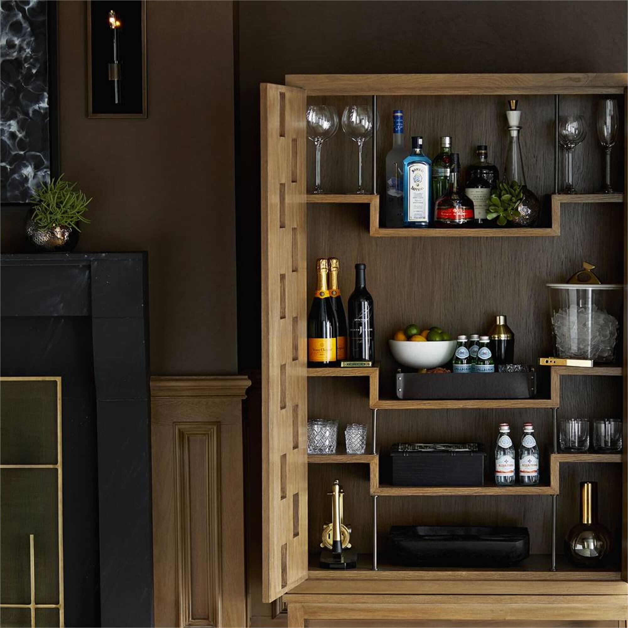 Frank Ponterio Salotto 75 Inch Storage Cabinet by Arteriors Home