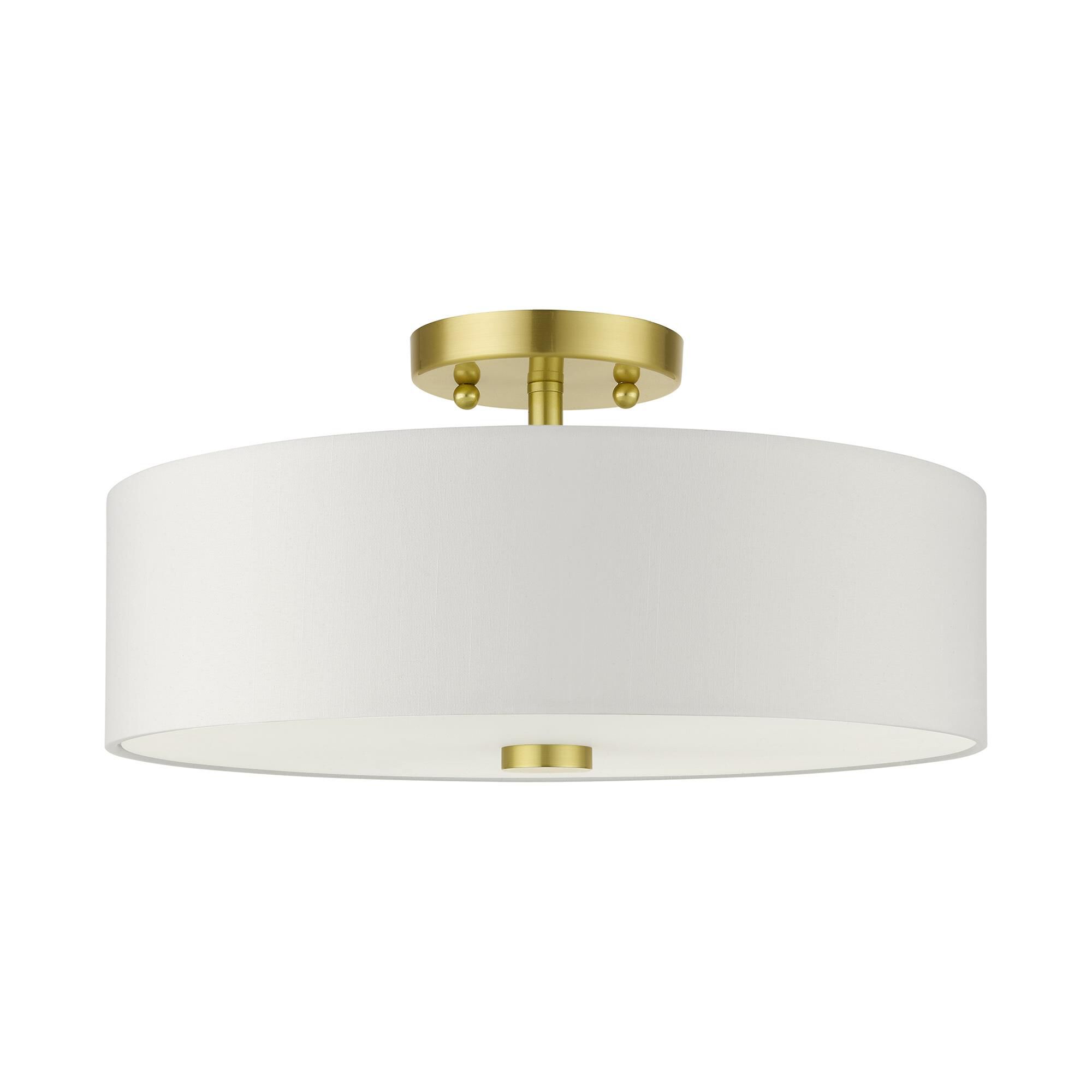 Meridian 3 Light Semi Flush Mount by Livex Lighting