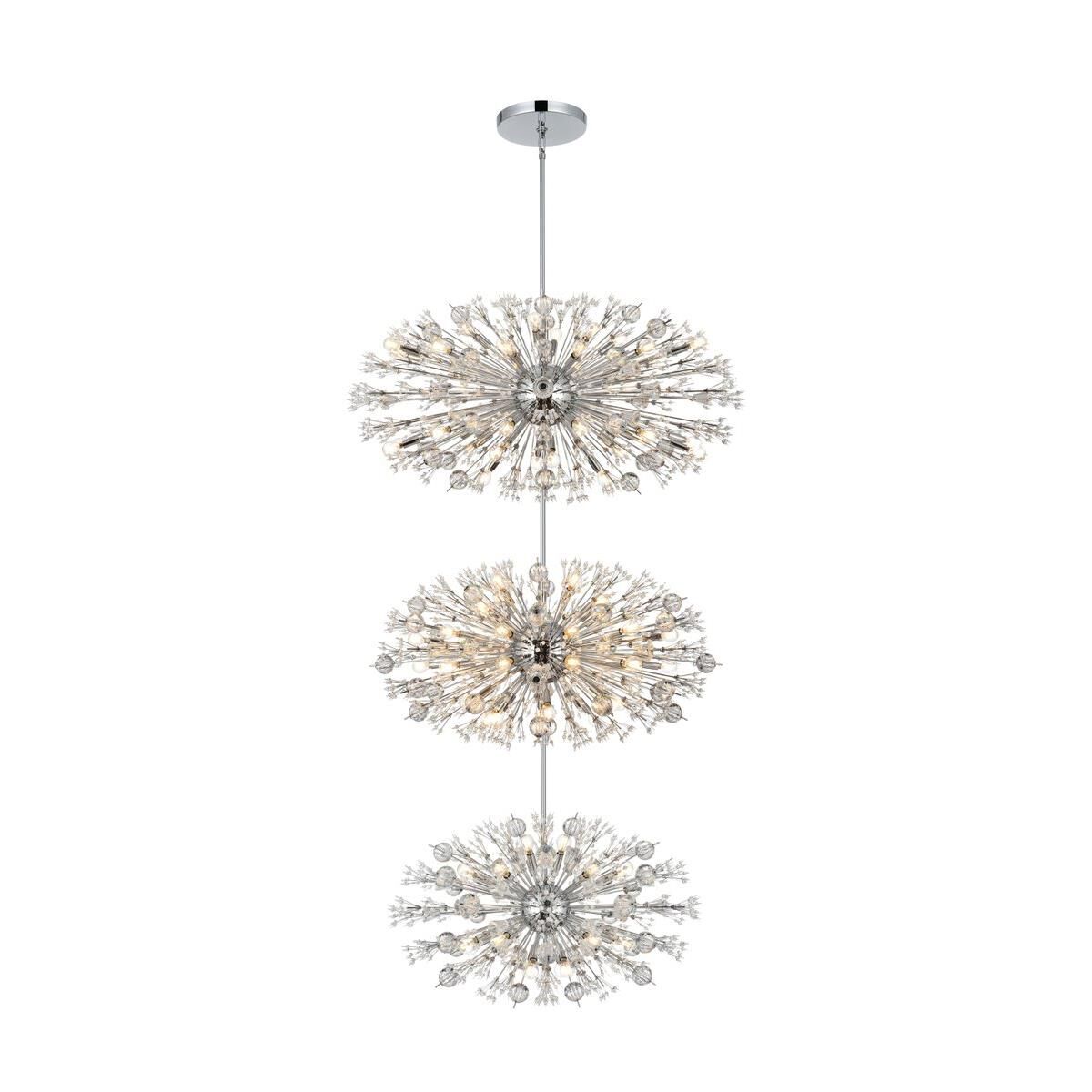 Vera 50 Inch 90 Light Chandelier by Elegant Lighting