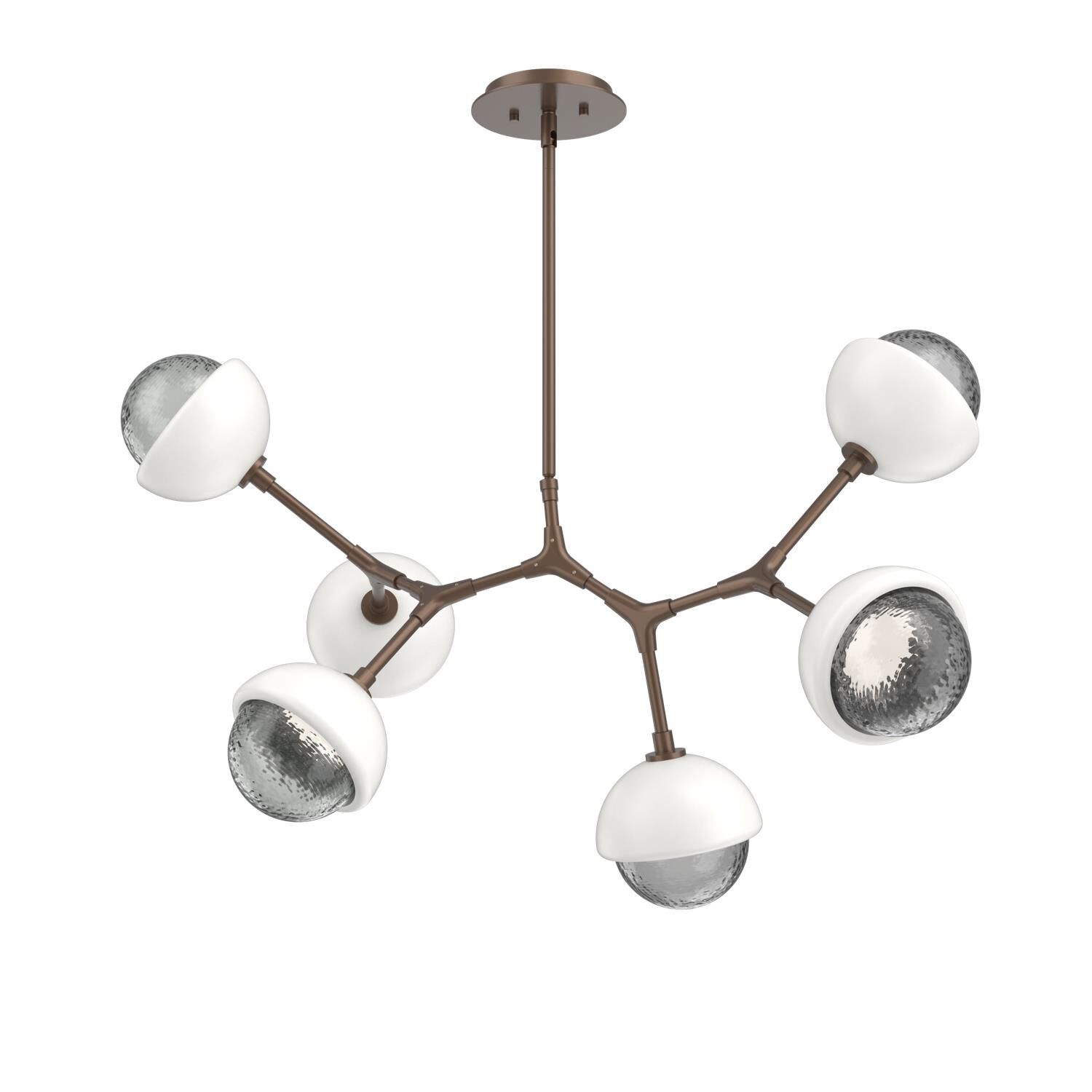 Levi Wilson Cabochon 31 Inch Linear Suspension Light by Hammerton Studio