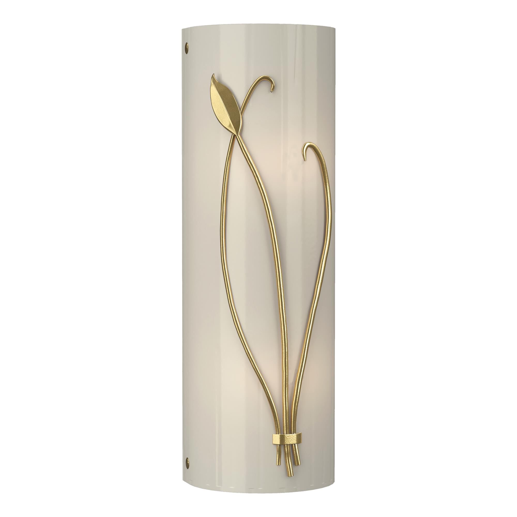 Forged Leaves 17 Inch 2 Light Wall Sconce,