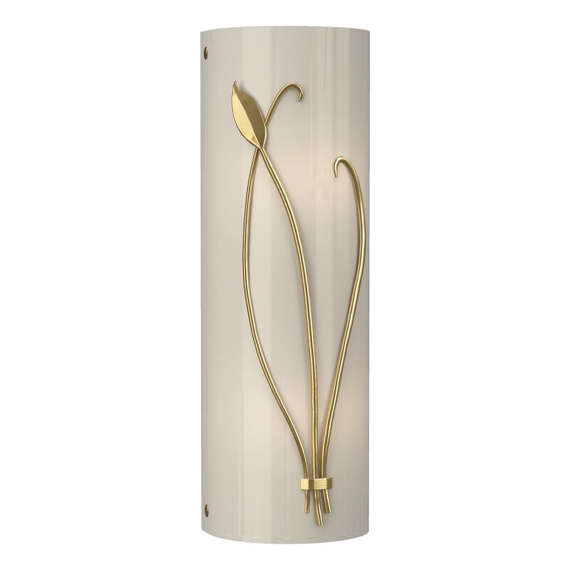 Forged Leaves 17 Inch 2 Light Wall Sconce by Hubbardton Forge