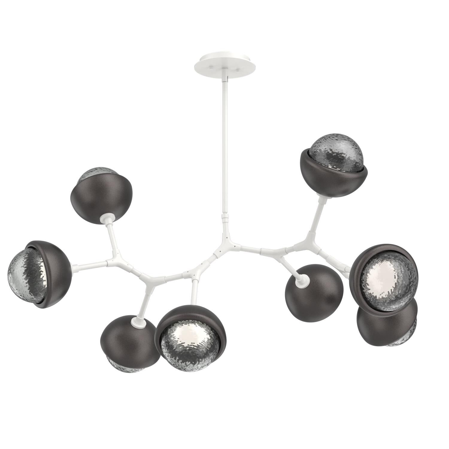 Levi Wilson Cabochon 38 Inch Linear Suspension Light by Hammerton Studio