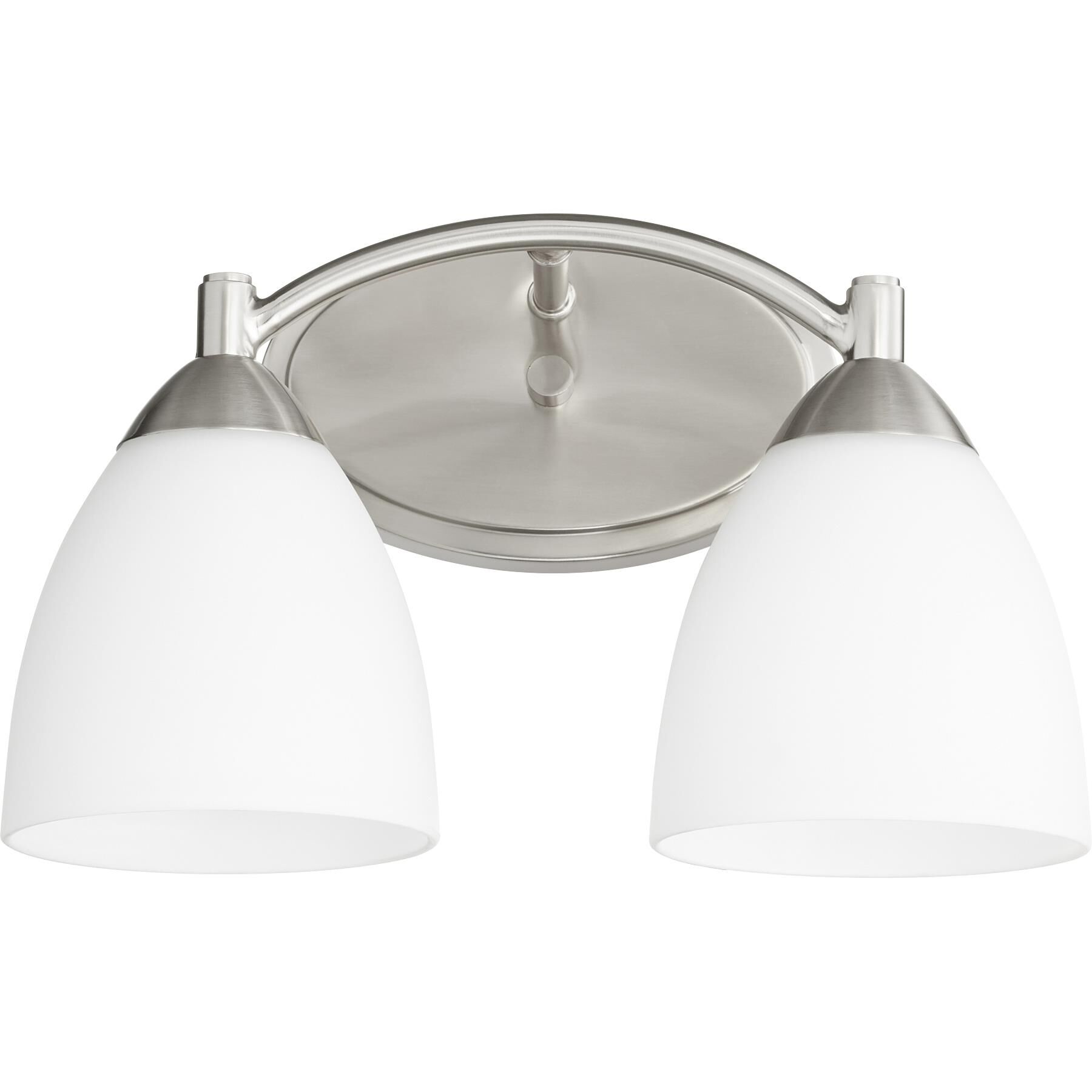 Shown in Satin Nickel finish and Satin Opal shade
