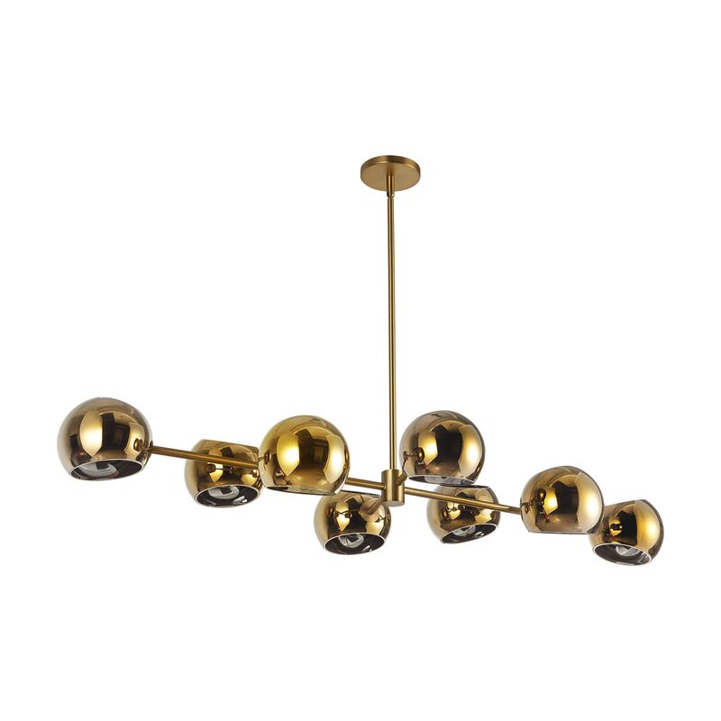 Willow Medium Linear Chandelier by Alora Mood
