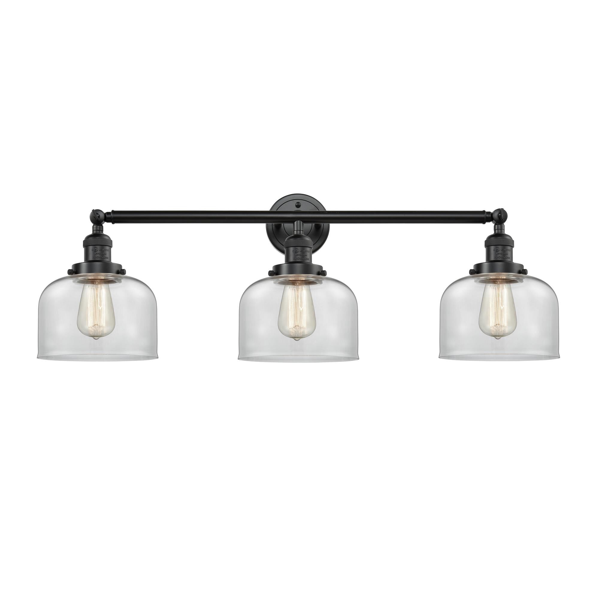 Shown in Oil Rubbed Bronze finish and Clear glass