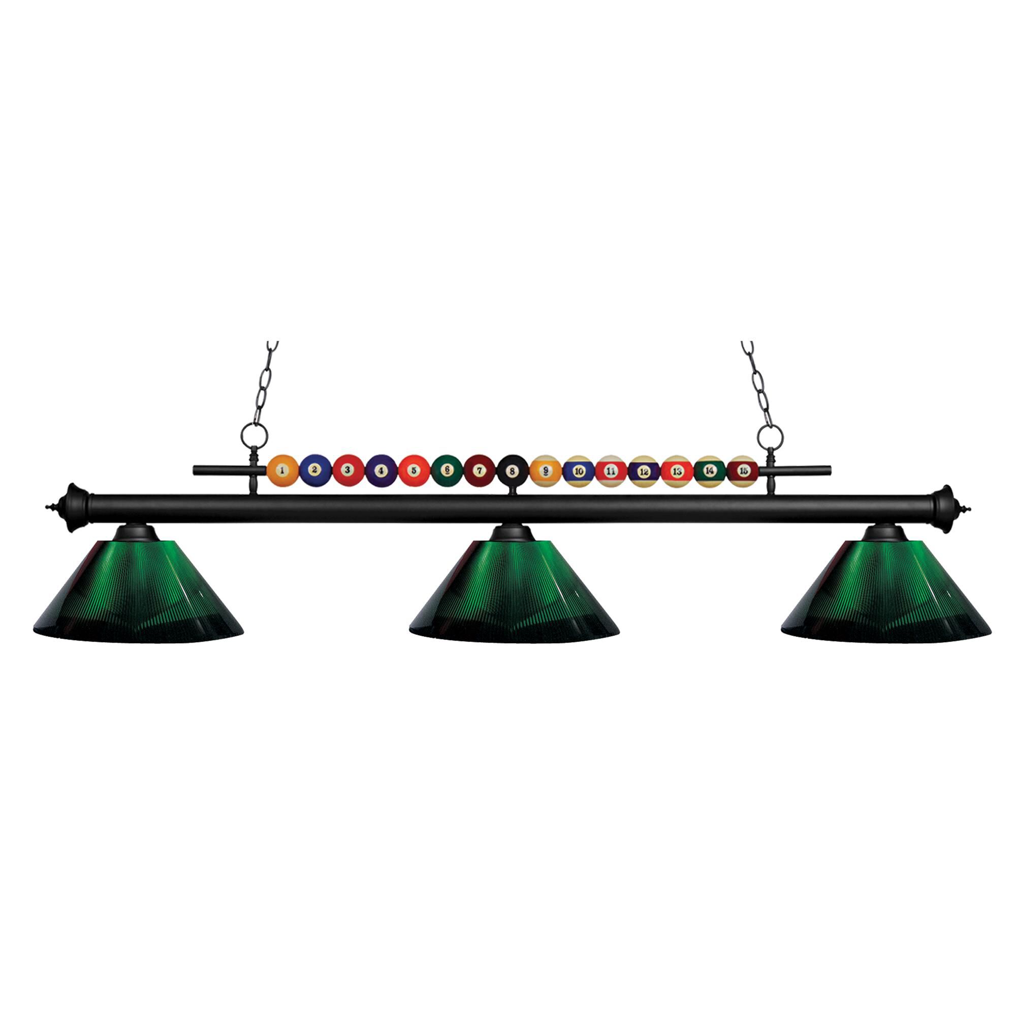 Shown in Matte Black finish and Acrylic glass and Acrylic shade