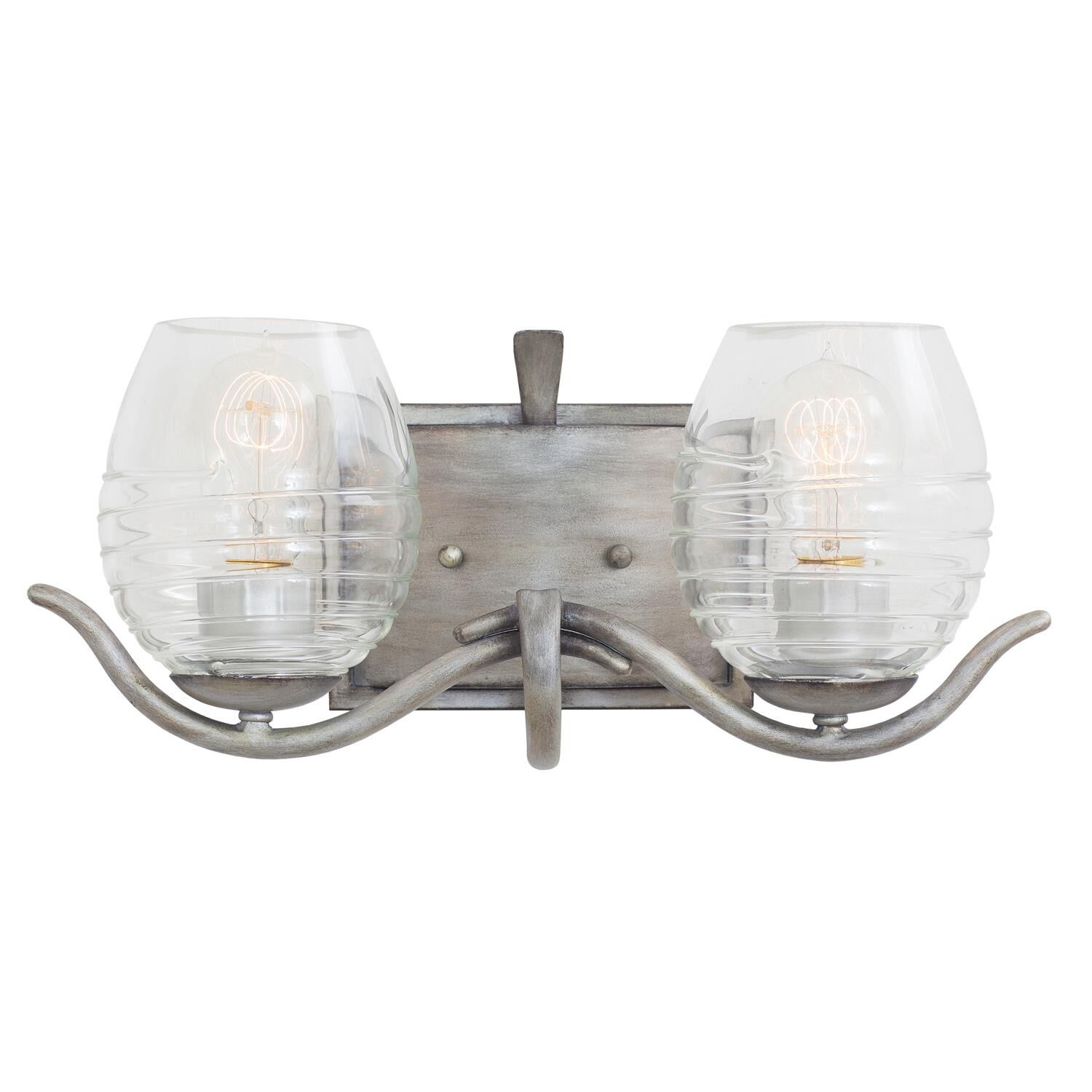 Seabrook 15 Inch 2 Light Bath Vanity Light by Kalco Lighting