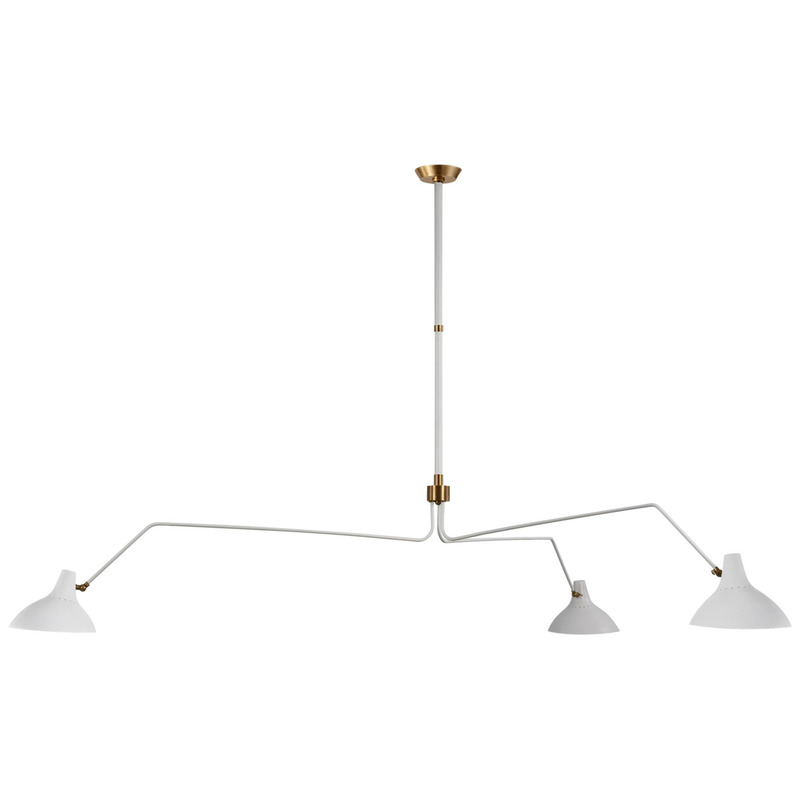 AERIN Charlton 96 Inch 3 Light Chandelier by Visual Comfort Signature Collection