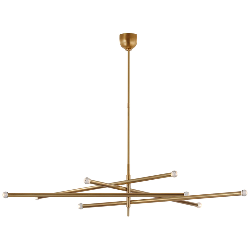Visual Comfort Signature Collection Kelly Wearstler Rousseau 80 Inch LED Chandelier