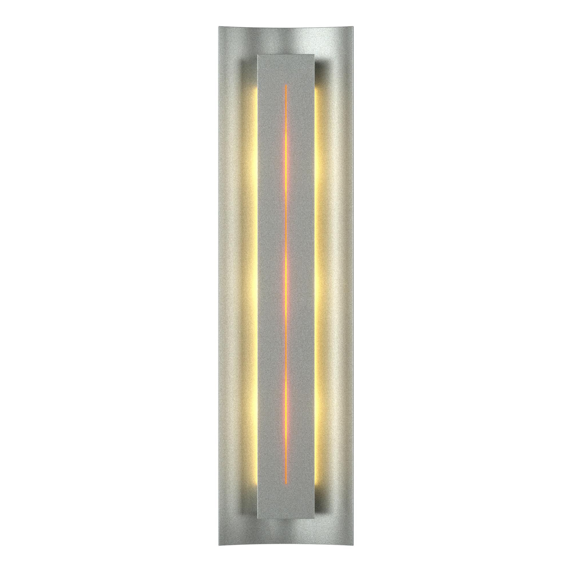 Shown in Vintage Platinum finish and Amber  glass