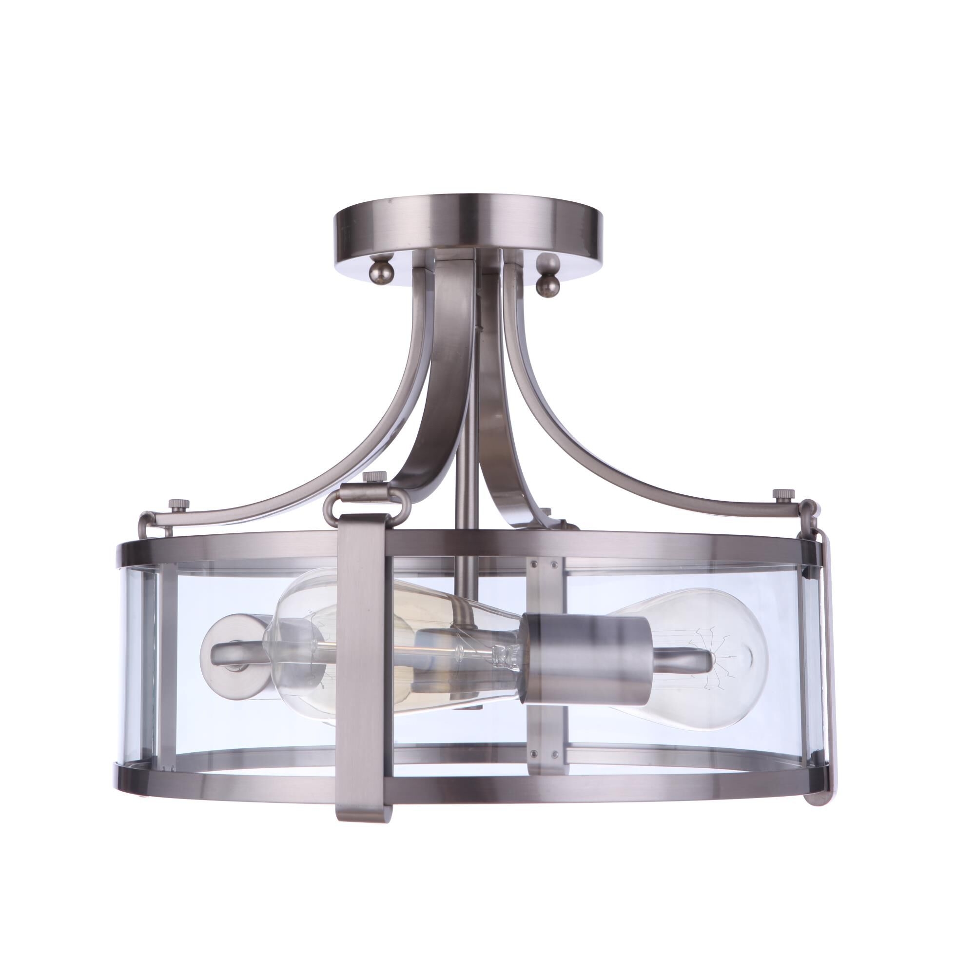 Elliot 13 Inch 3 Light Semi Flush Mount by Craftmade