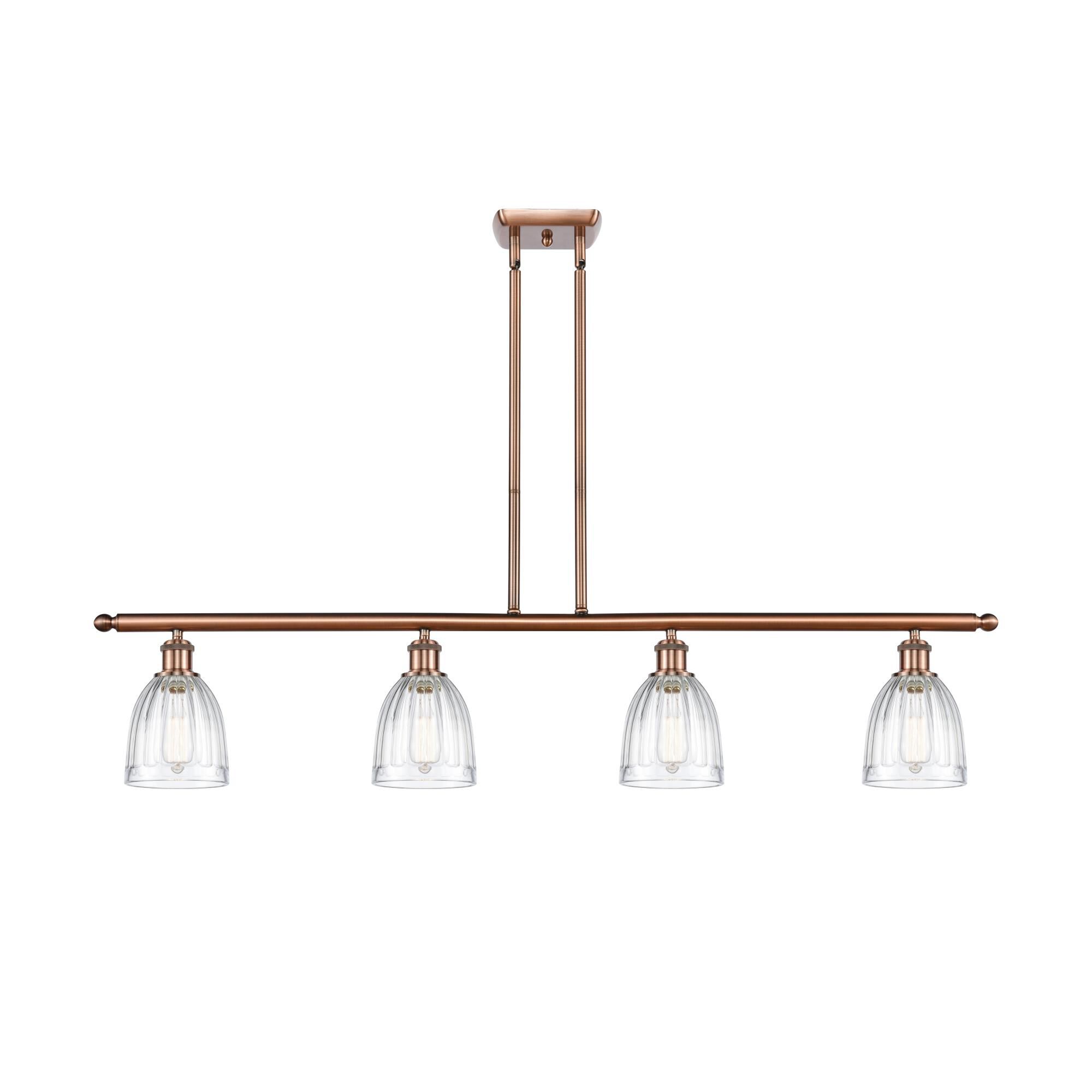 Bruno Marashlian Brookfield 48 Inch 4 Light Linear Suspension Light by Innovations Lighting